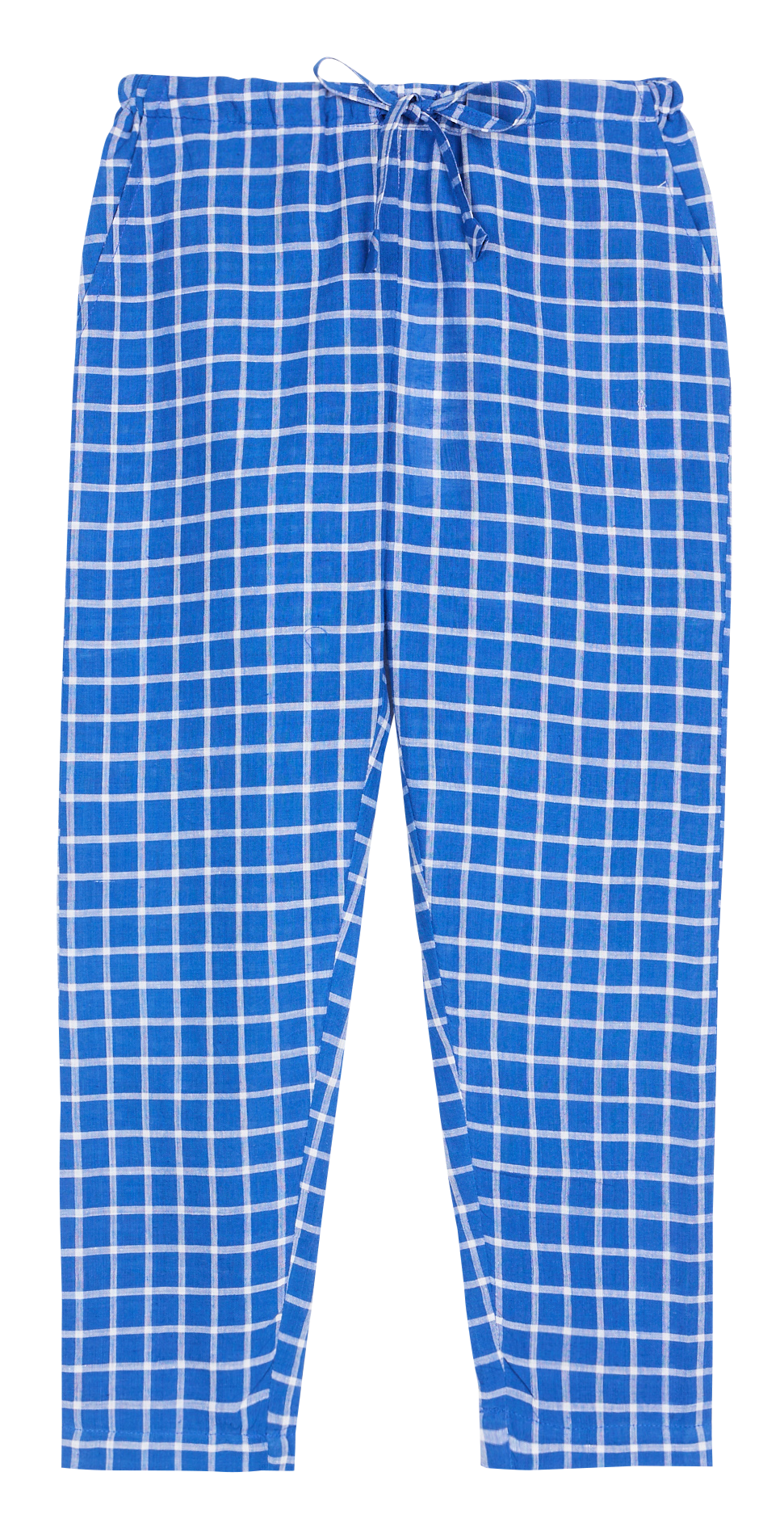 Cotton pants LUCAS DU TERTRE Blue