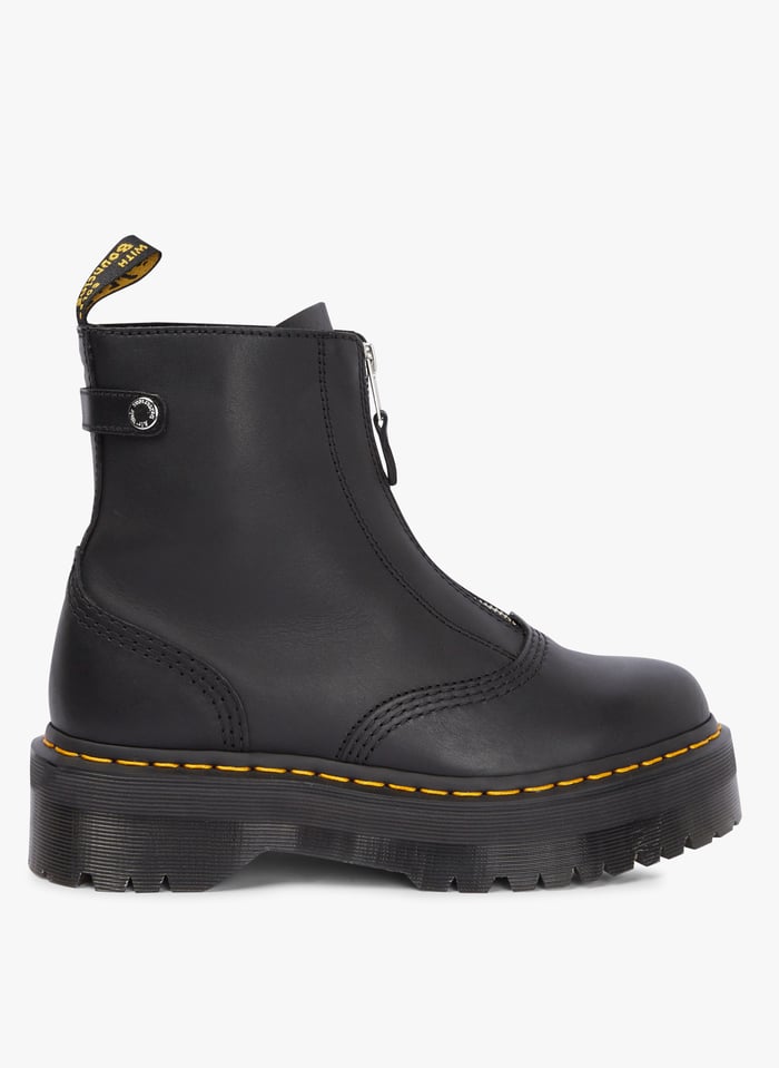 Dr martens mid calf zip boot best sale