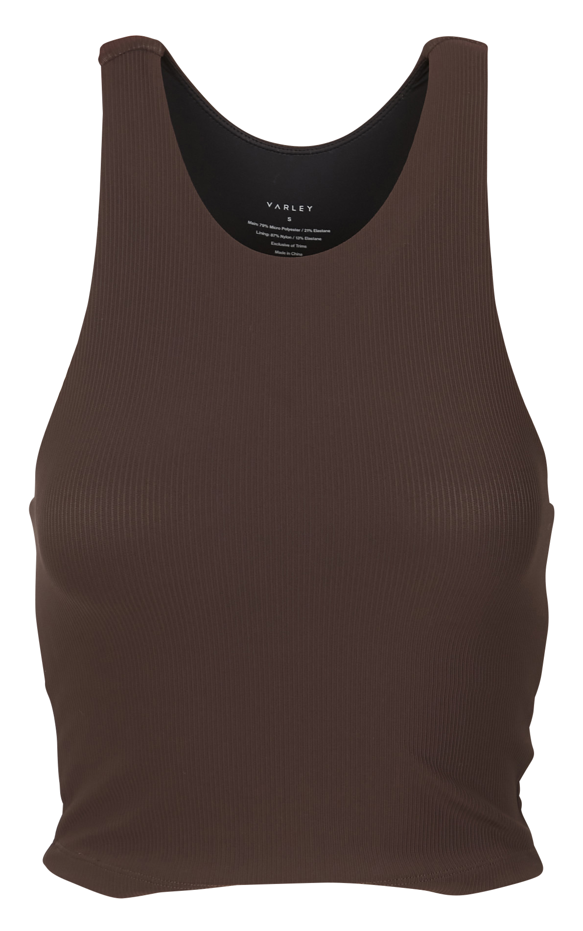 Gerippter Bustier VARLEY Braun