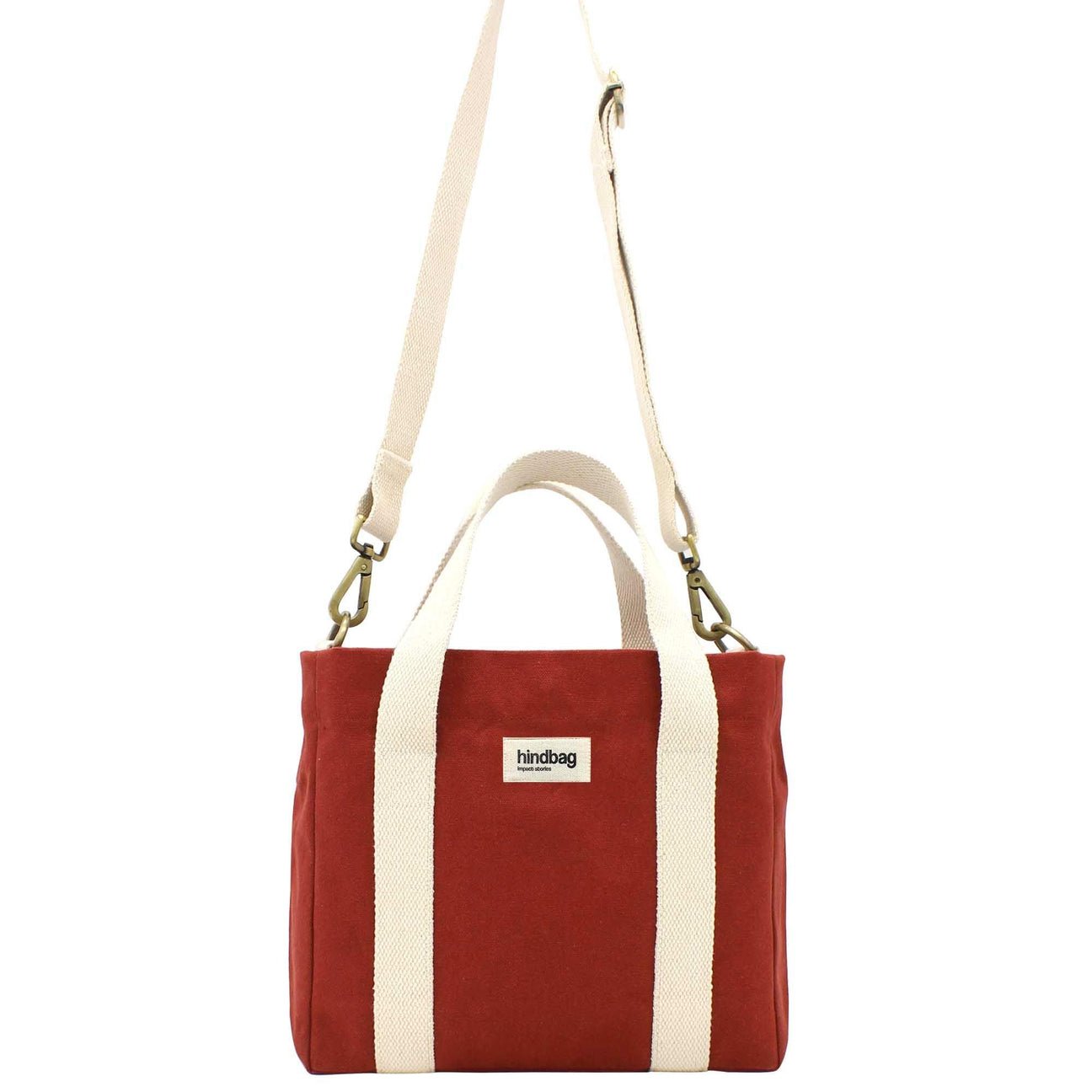 Cotton handbag HINDBAG Red
