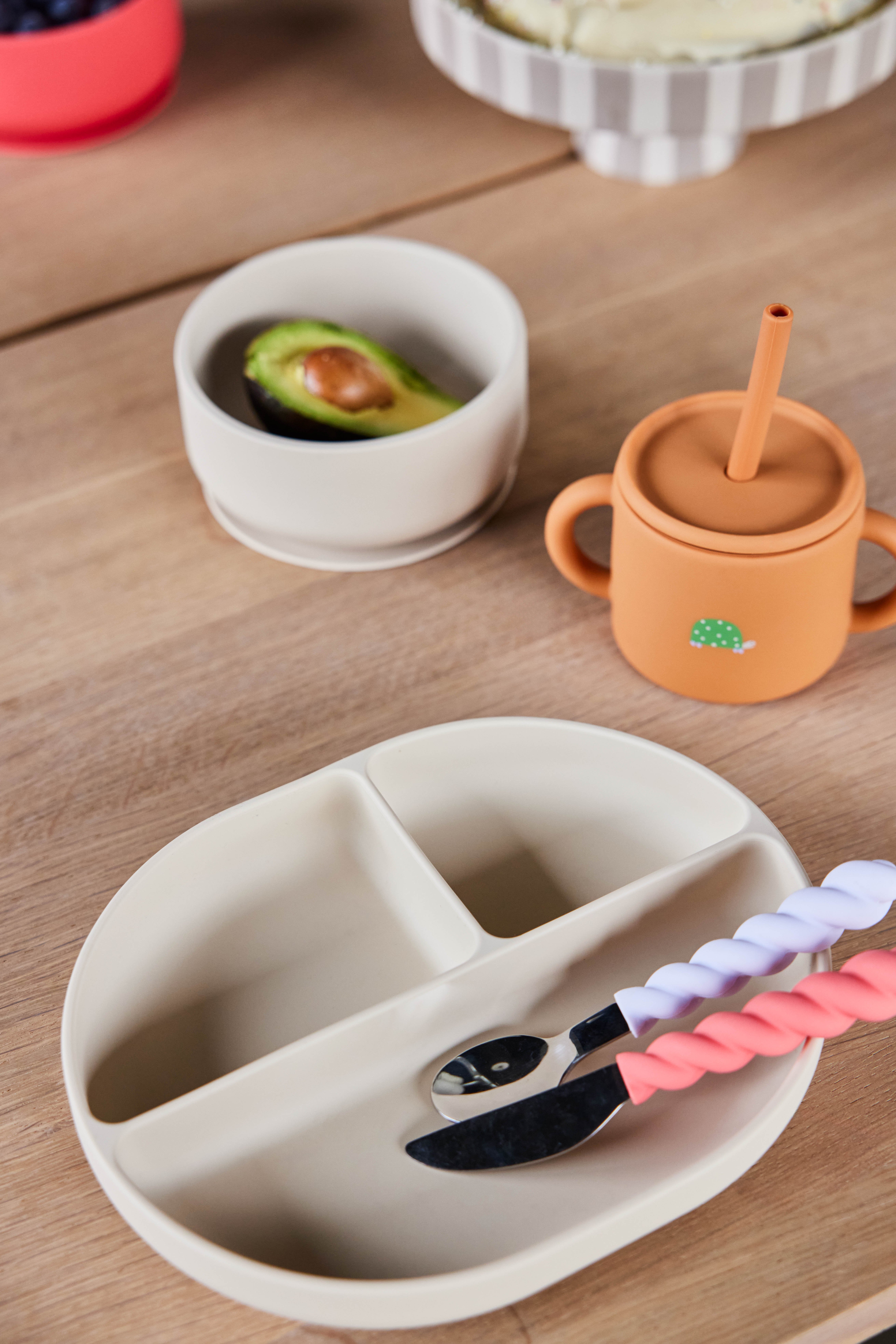 Silicone water bottle OYOY LIVING DESIGN Orange