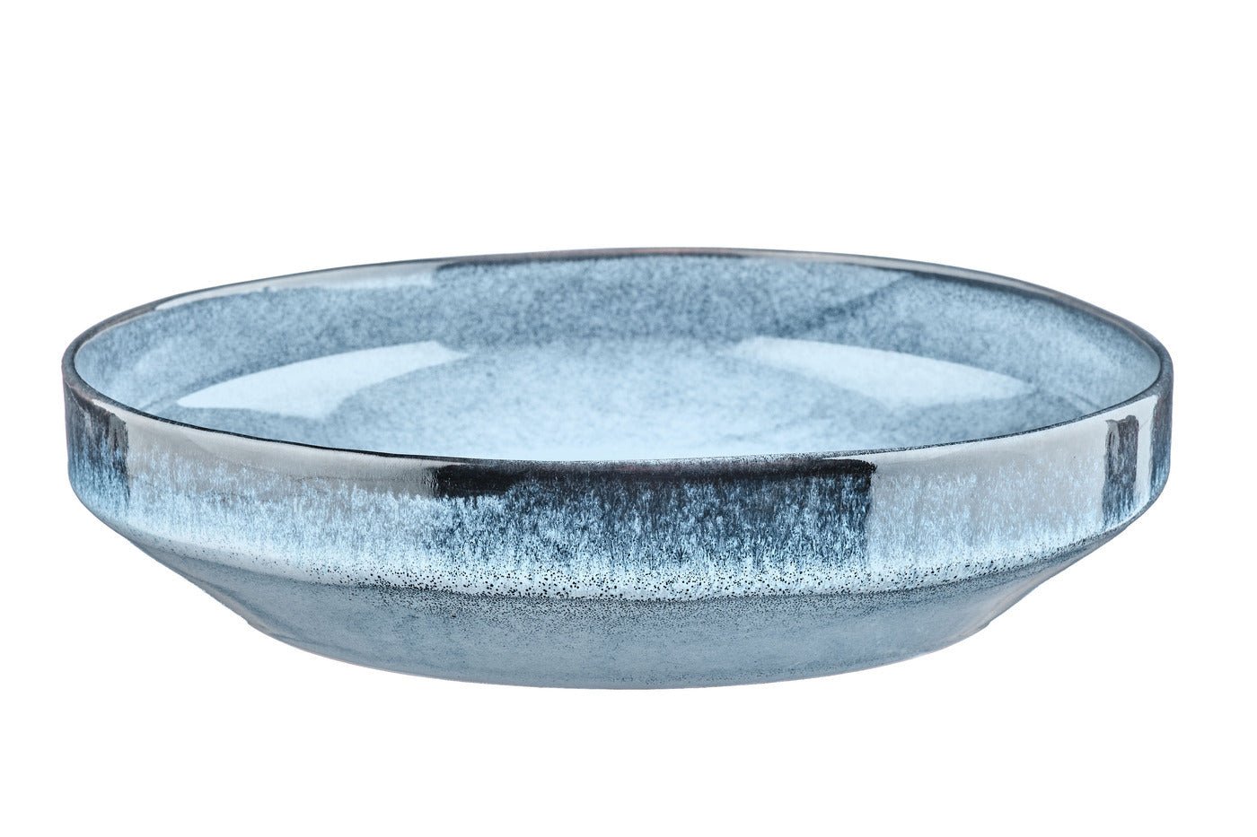 Stoneware fruit basket BJORN Blue