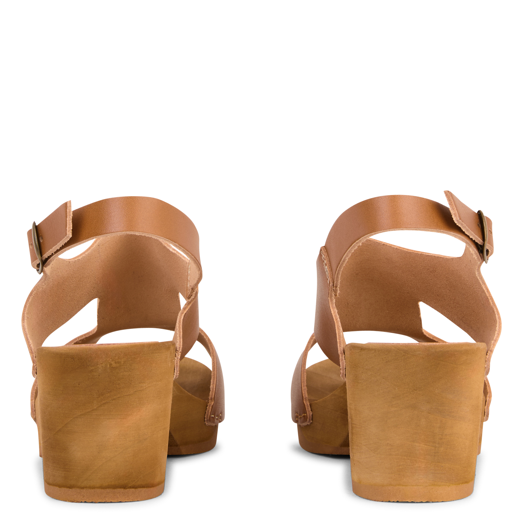 High leather gladiator sandals BOSABO Brown