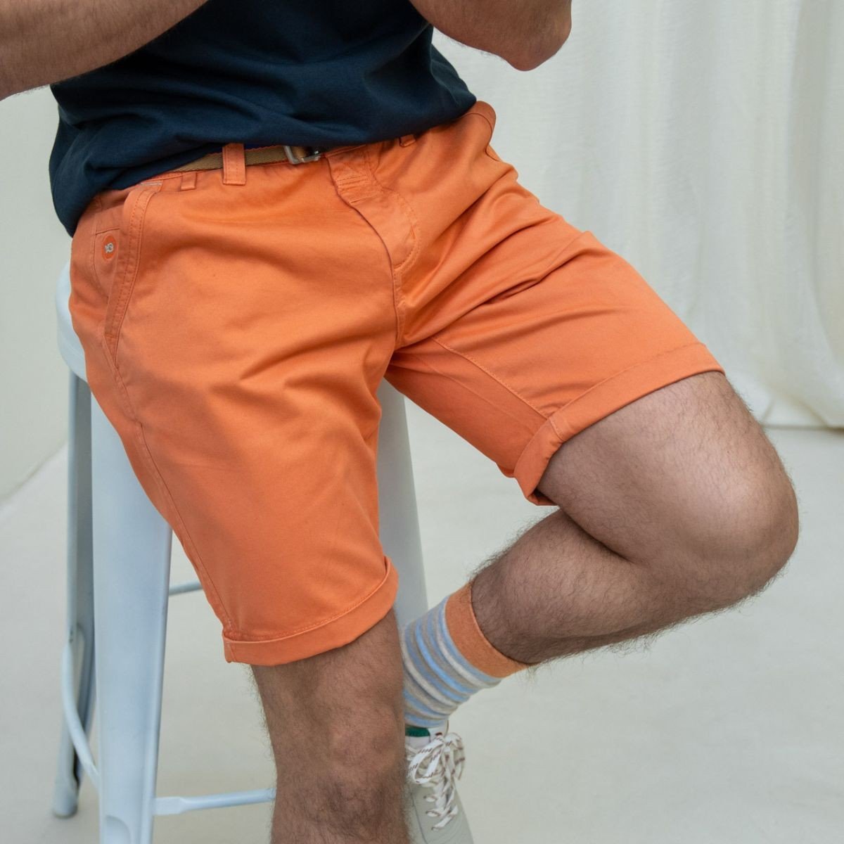 Organic cotton shorts BILLYBELT Orange