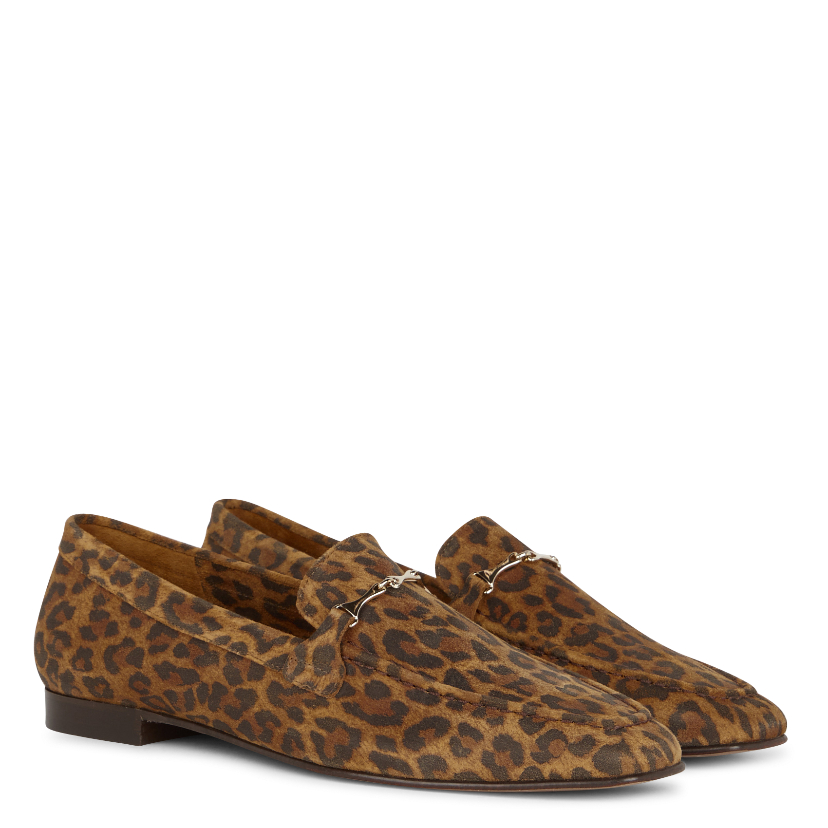 Printed suede loafers BOBBIES Multicolored