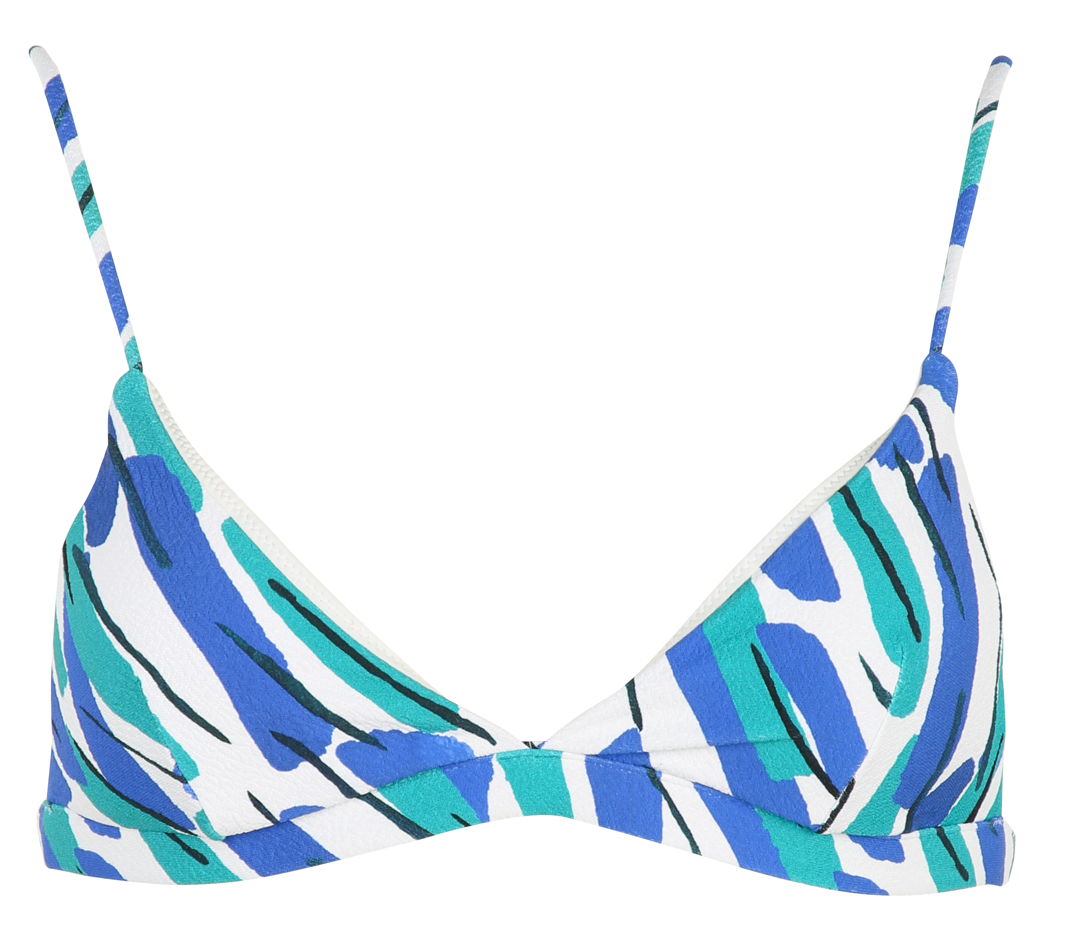 Haut de maillot de bain triangle à motifs ROBIN COLLECTION Multicolore