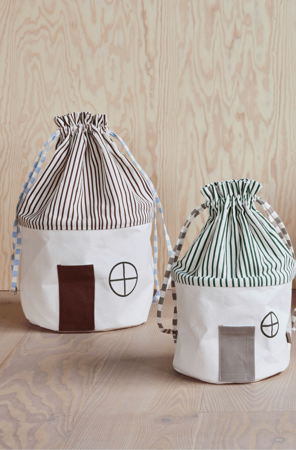 Cotton storage basket OYOY LIVING DESIGN Brown