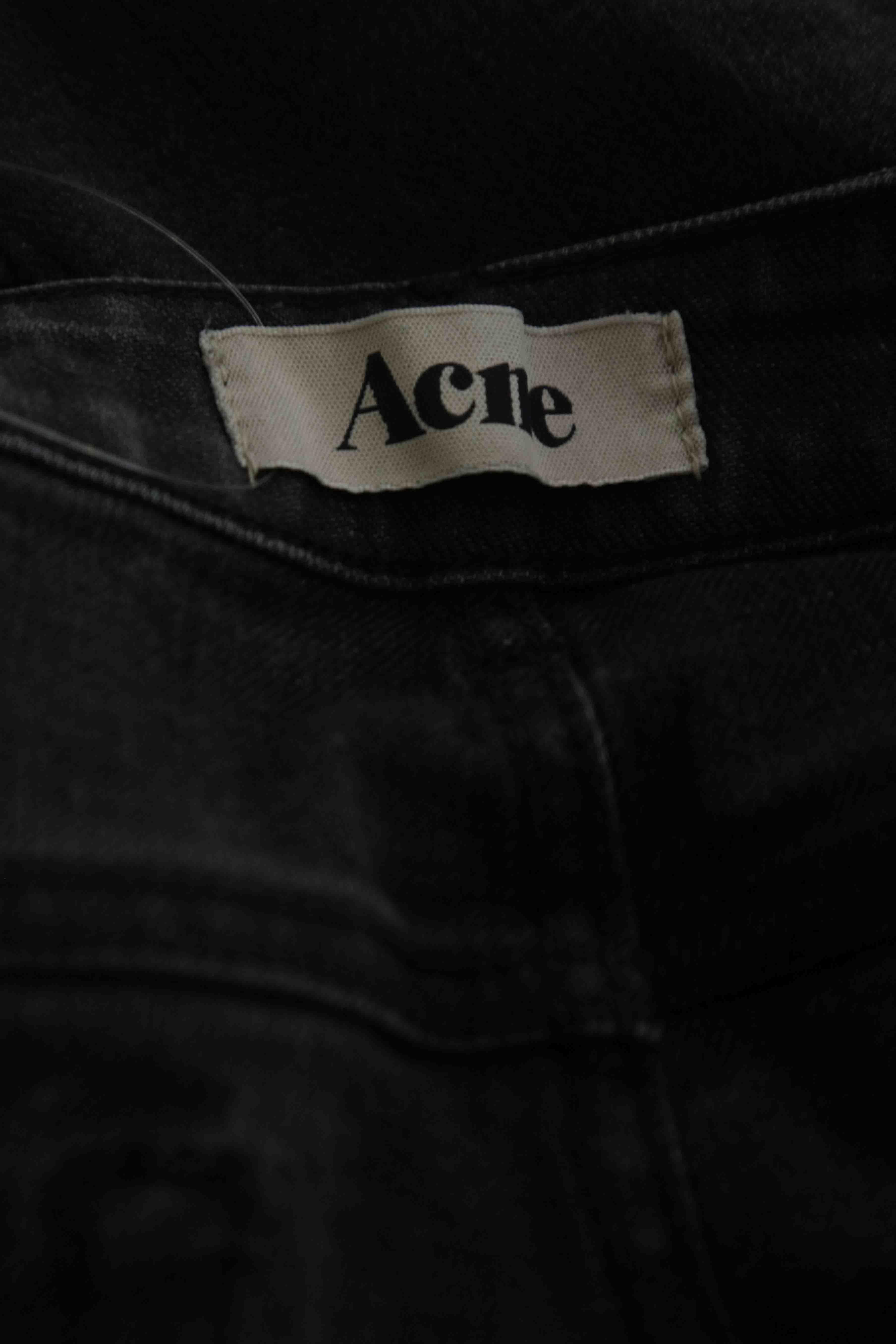 Jean slim en coton ACNE STUDIOS - Seconde Main Gris