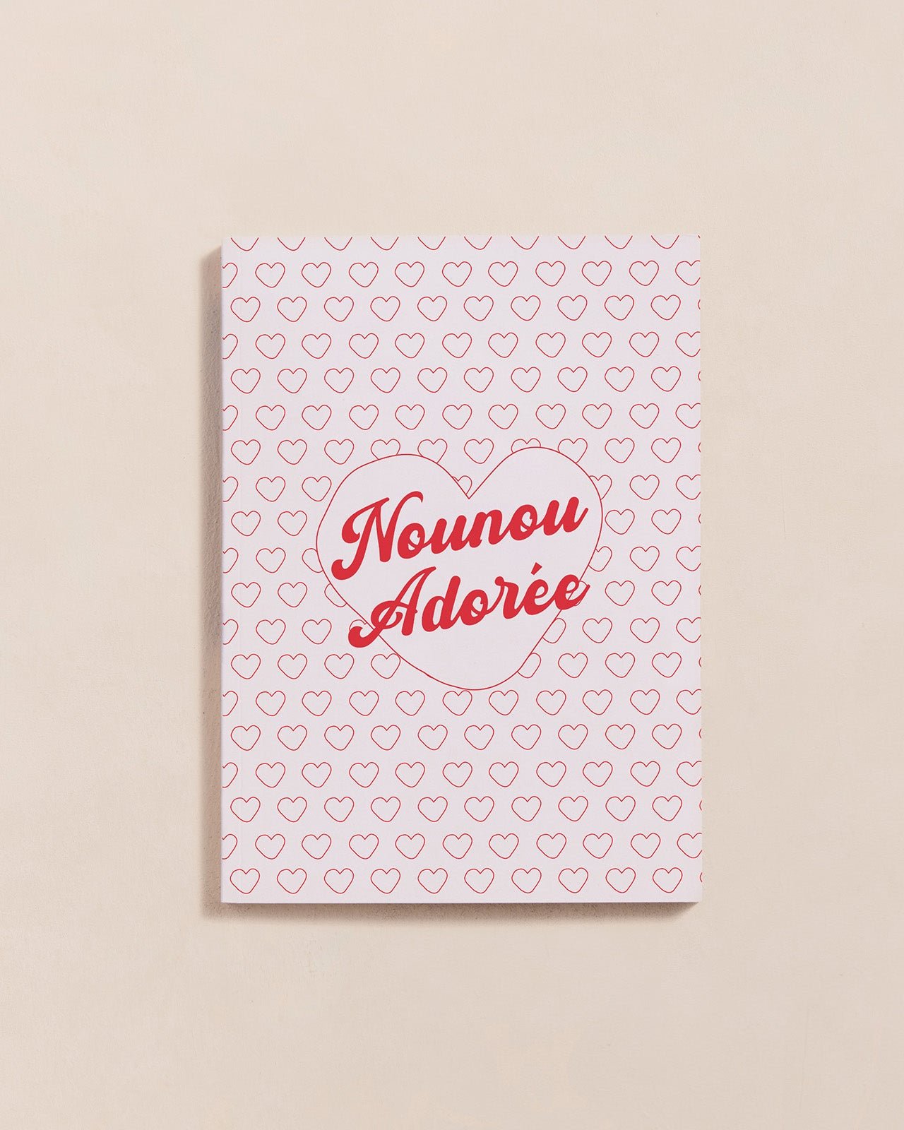 Le carnet nounou adorée EMOI EMOI Blanc