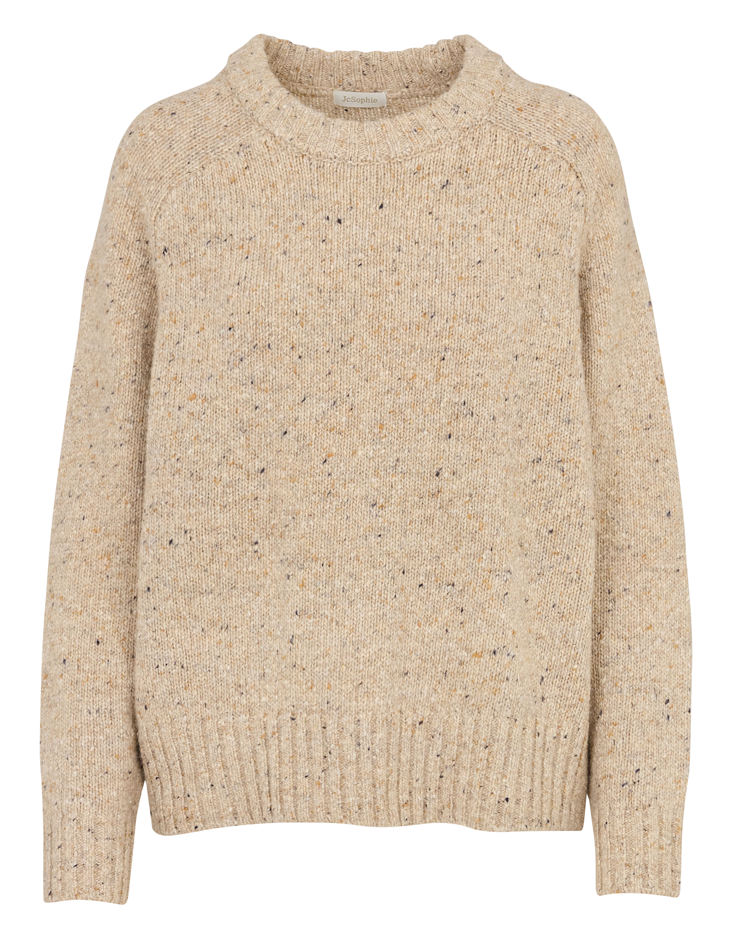 Pull oversize en laine mélangée JC SOPHIE Marron