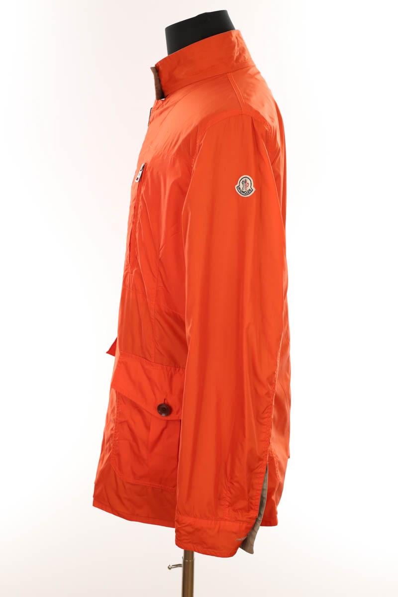 Orange reversible jacket MONCLER - Seconde Main Orange