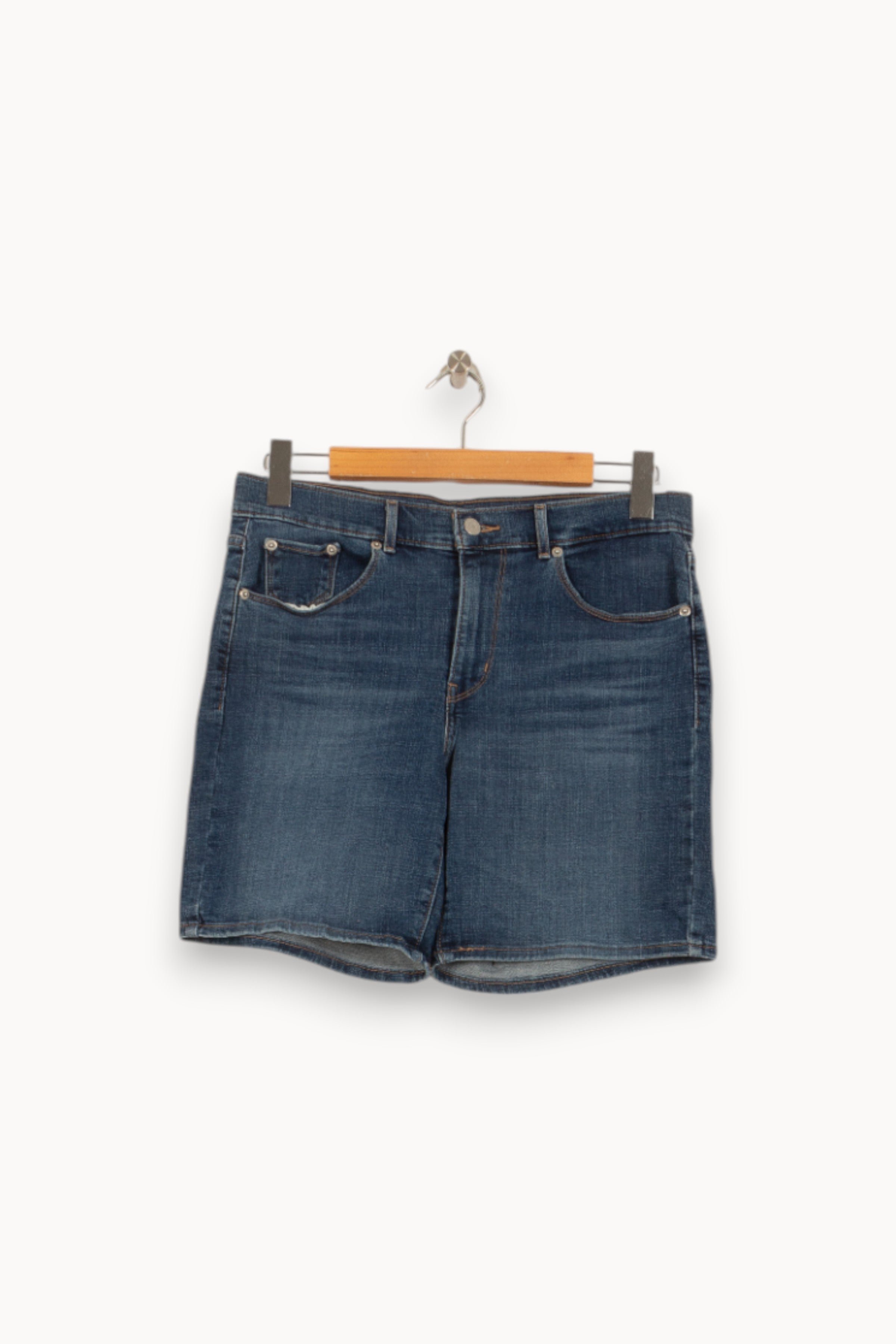 Cropped slim jeans with studs LEVI'S - Seconde main Blue