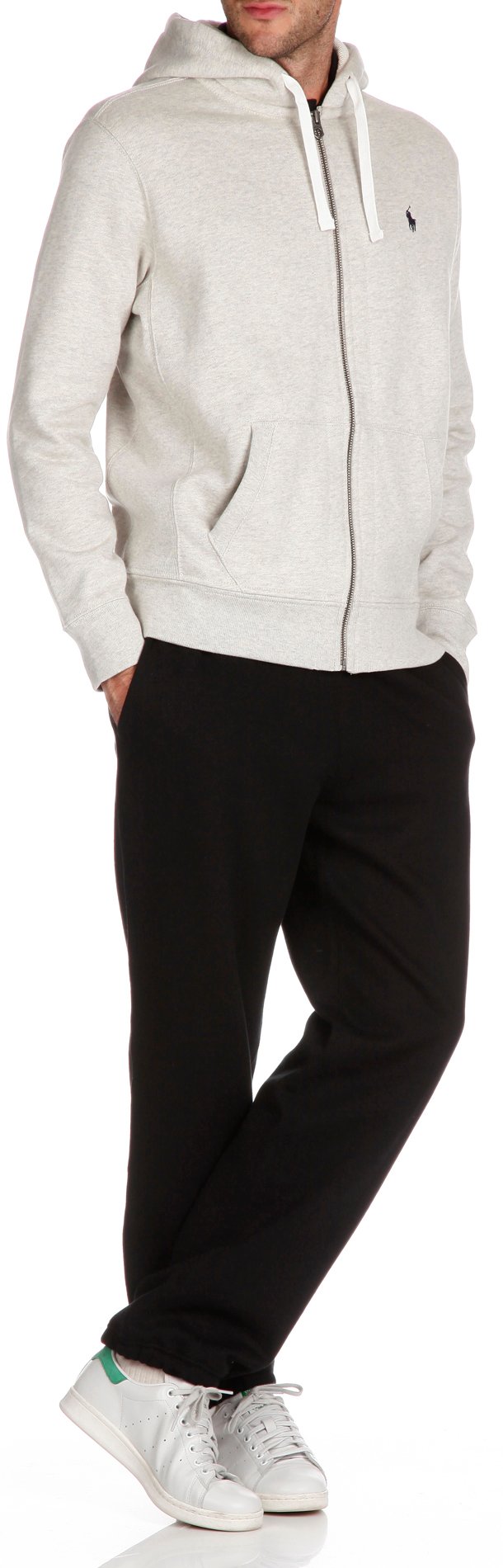 Katoenen sweatshirt met rits POLO RALPH LAUREN Grijs