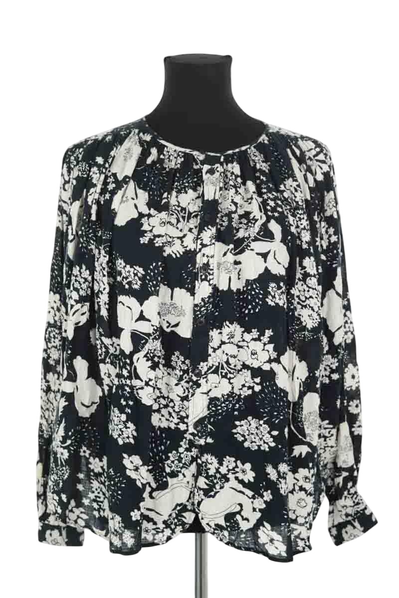 Cotton blouse LAURENCE BRAS - Seconde Main Black