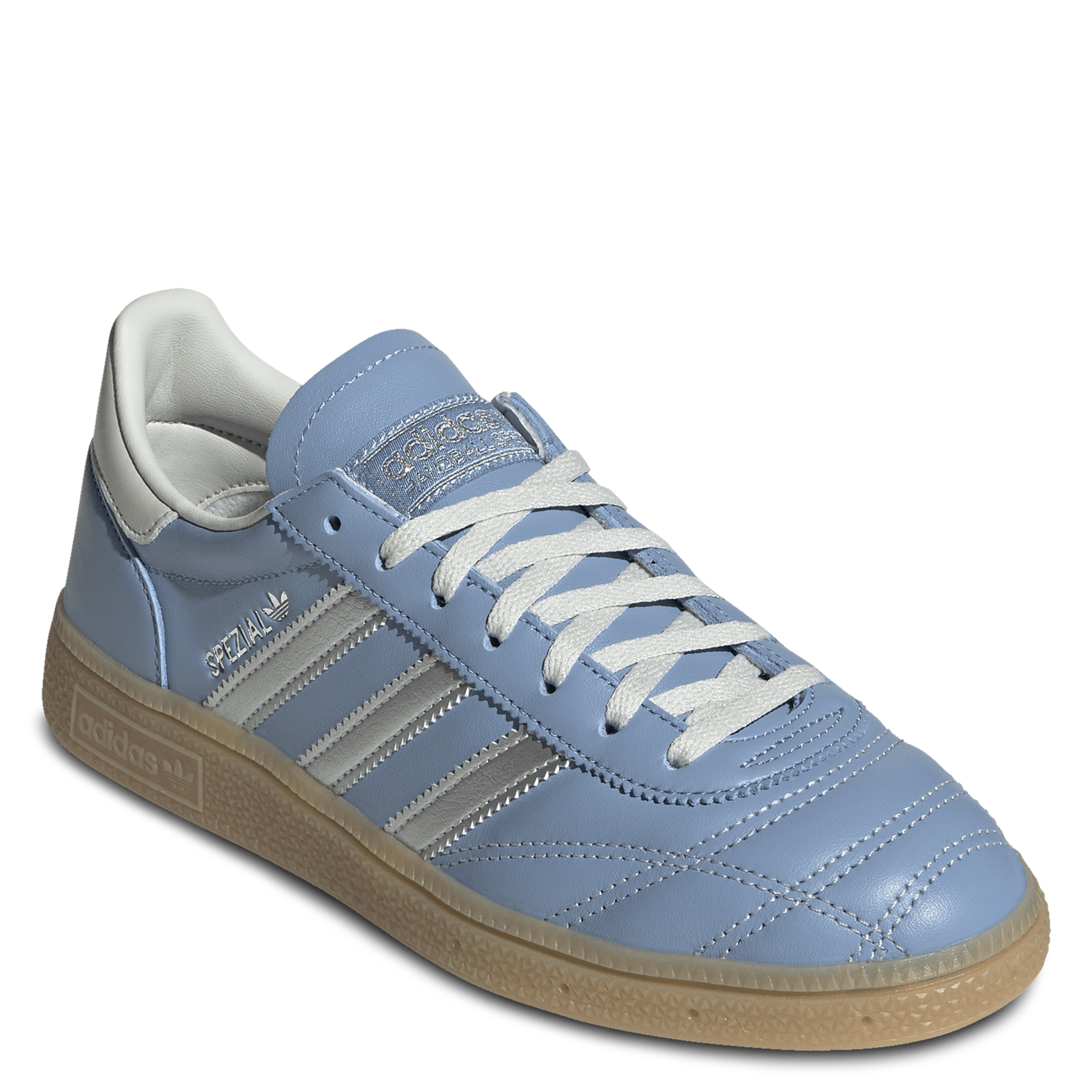 Baskets basses en cuir ADIDAS Bleu