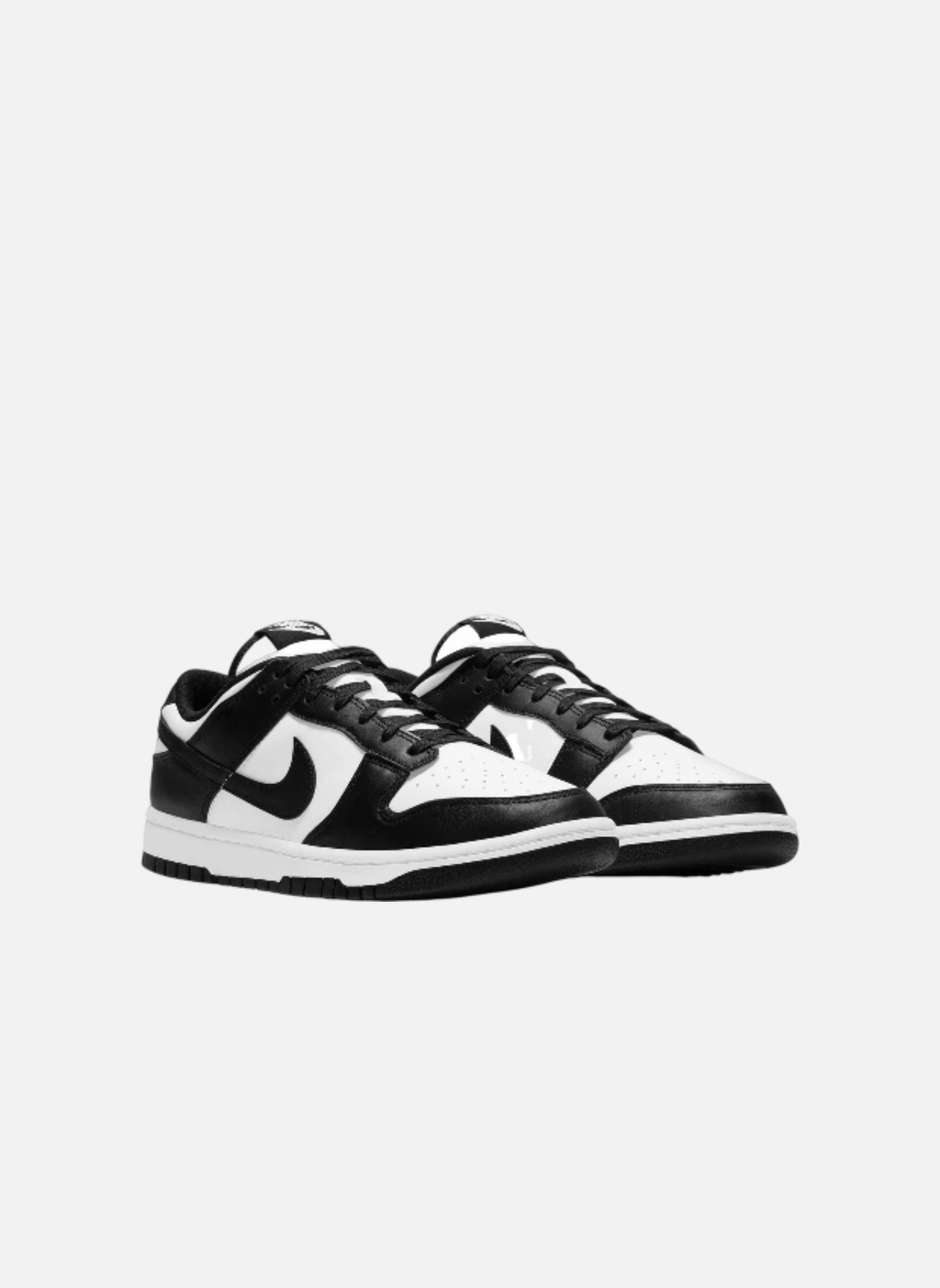 Baskets dunk low retro white black panda enfant et bébé NIKE Noir