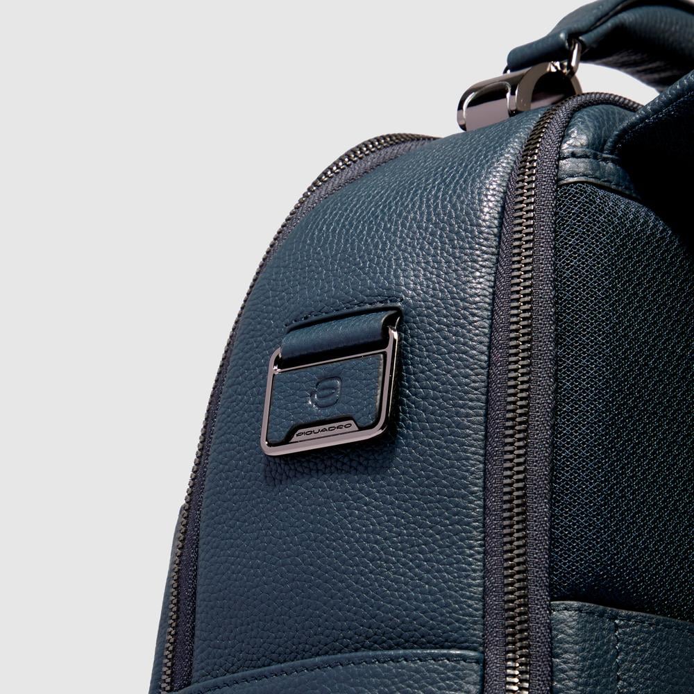 Customizable 14-inch laptop backpack PIQUADRO Blue