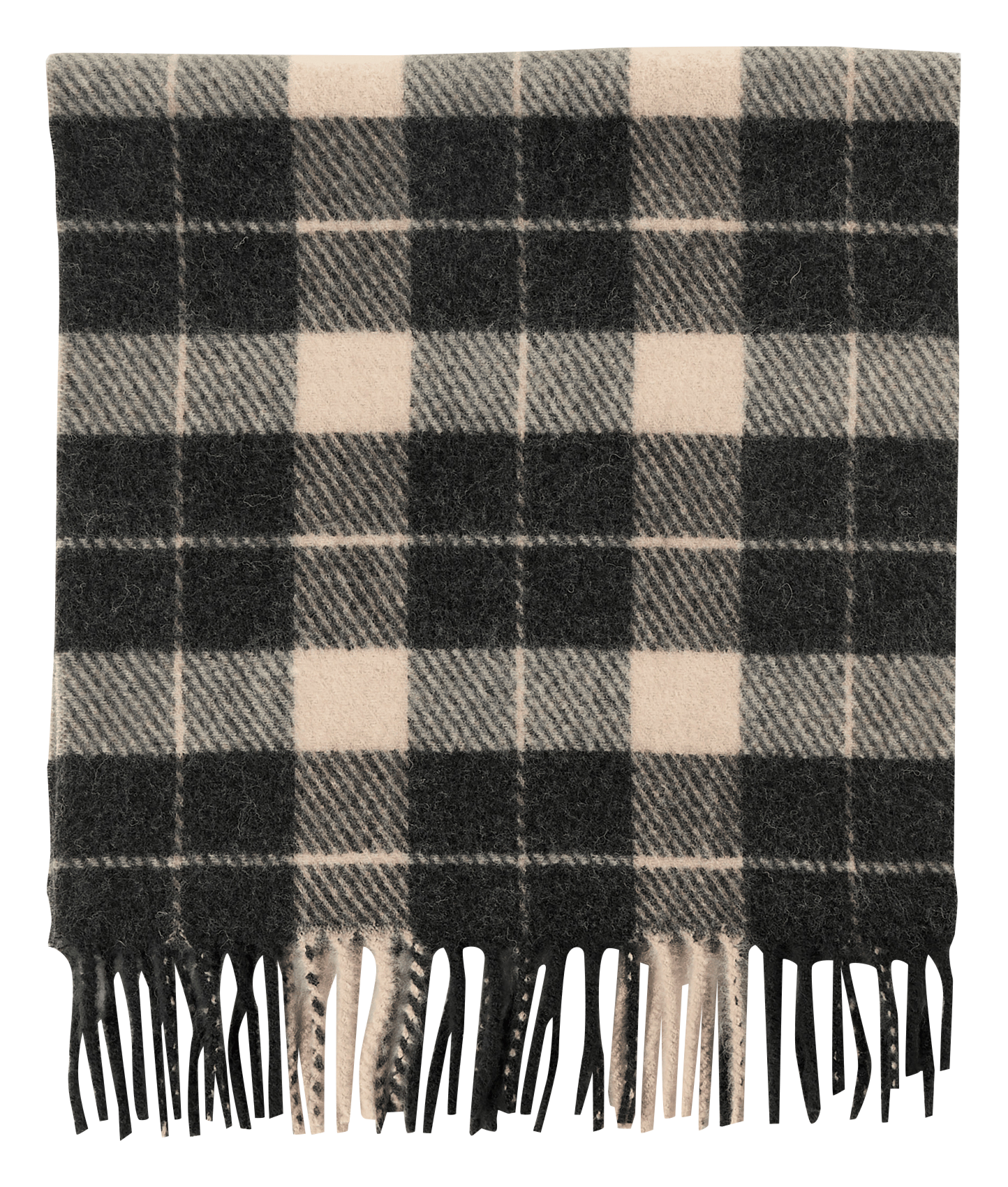 Echarpe à carreaux SAISON 1865 Gris