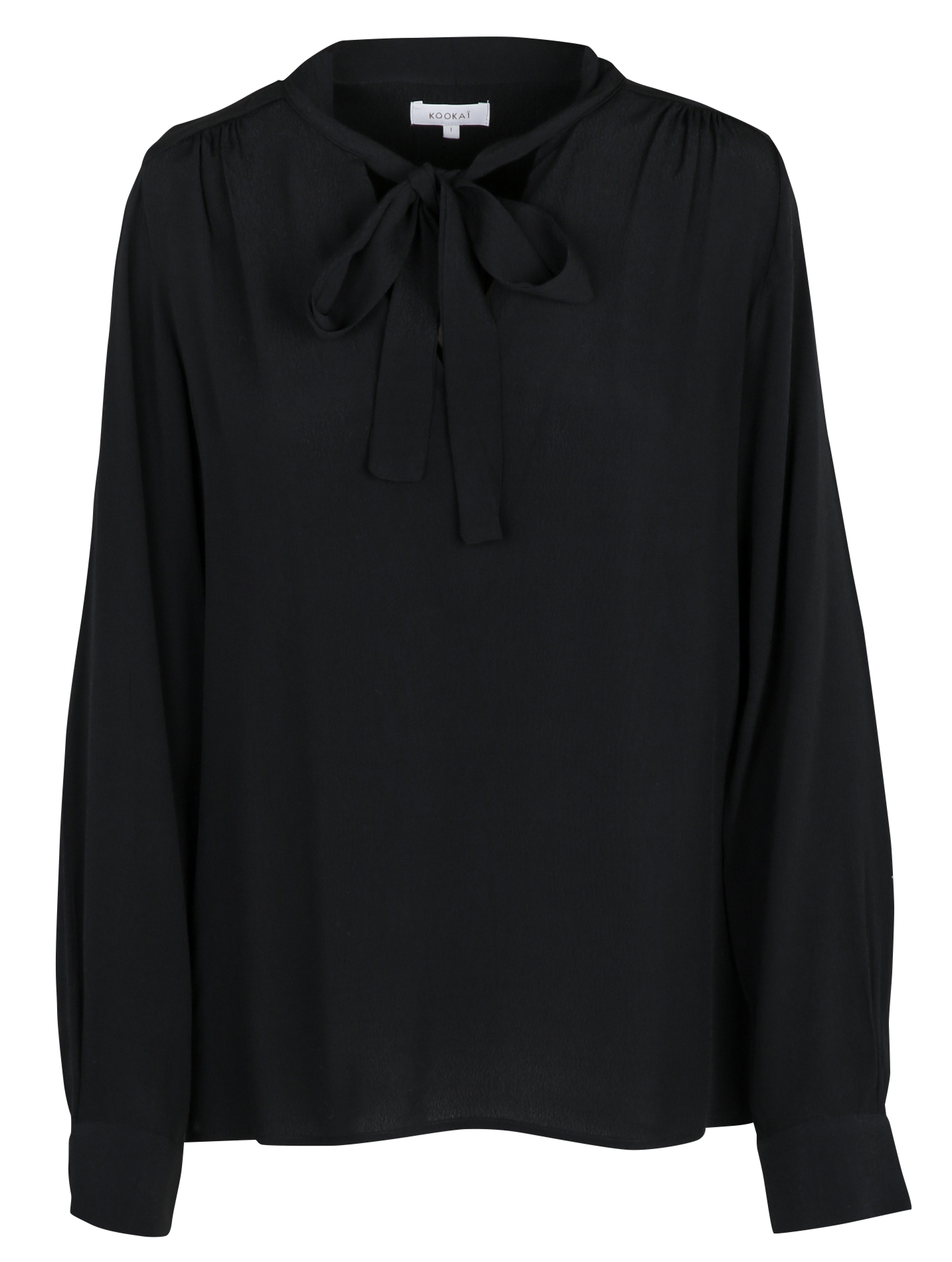 Blouse met strikkraag KOOKAI Zwart