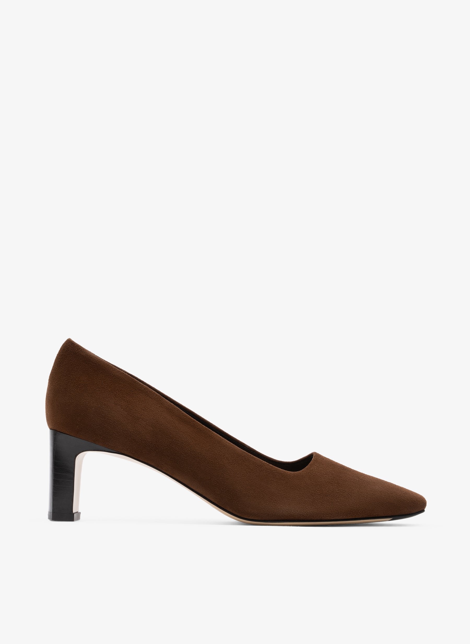 Goat leather cognac pumps PARALLELE PARIS Brown