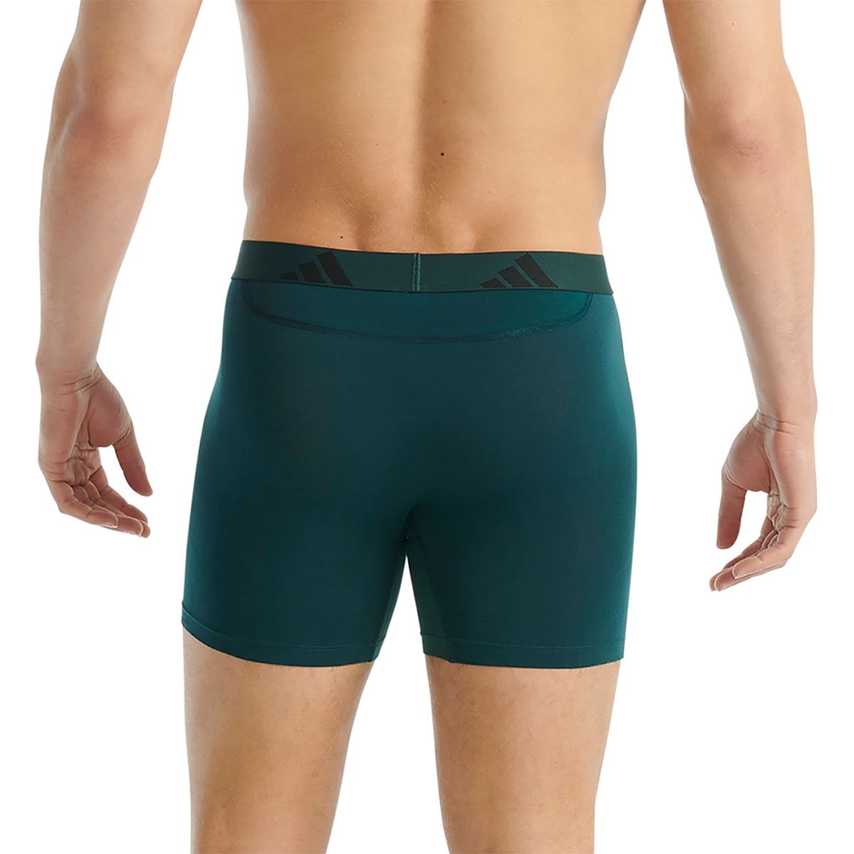 Set of 2 men's ergonomic active flex cotton briefs by Adidas Sport. ADIDAS UNDERWEAR Purple