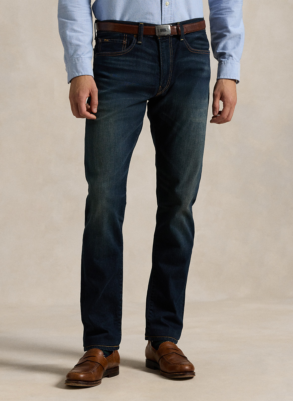 High-rise slim-fit jeans POLO RALPH LAUREN Blue