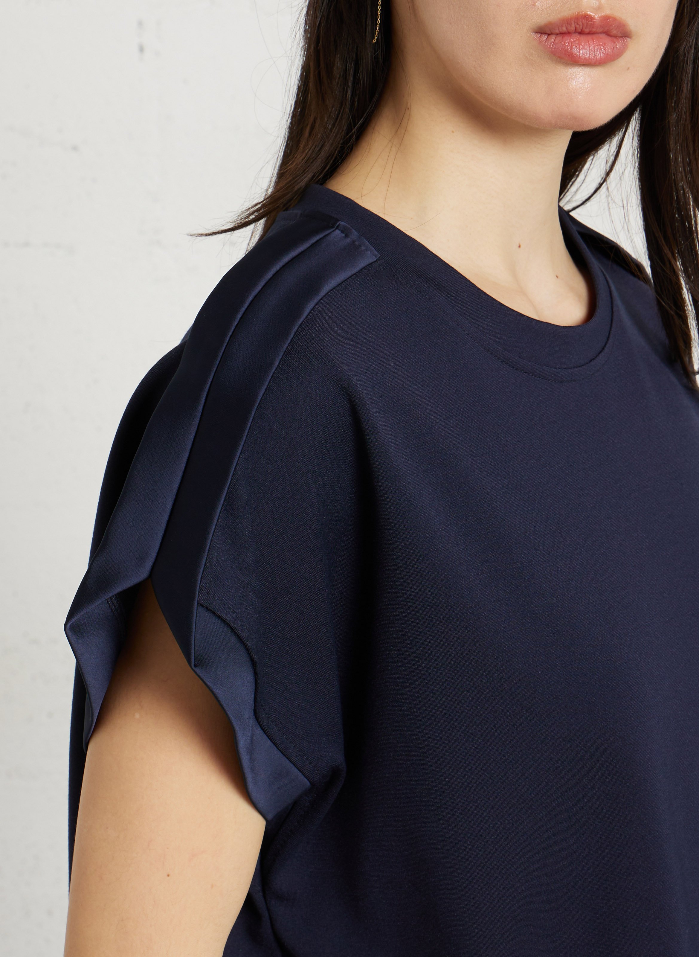 Straight-cut round-neck T-shirt IMPERIAL Blue