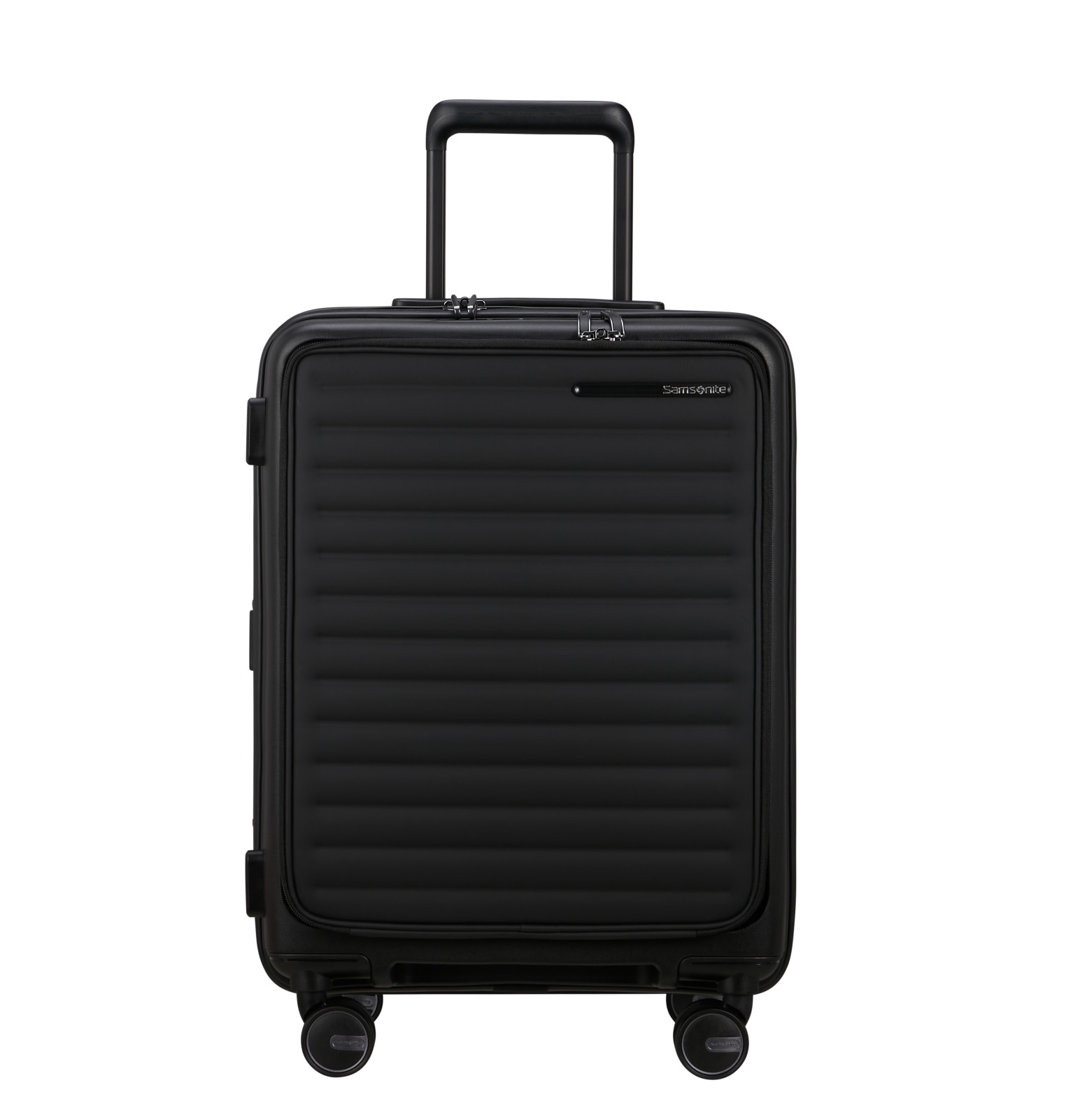 Restackd 4-wheel carry-on suitcase size S SAMSONITE Black