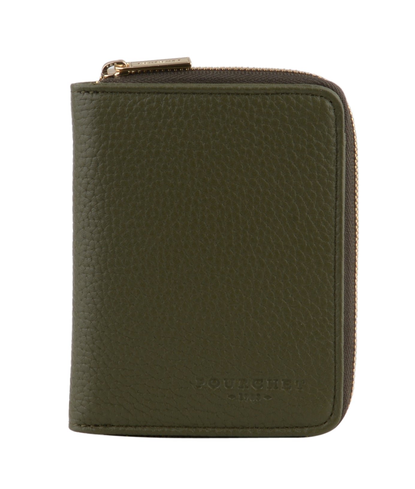 Portefeuille en cuir de vachette POURCHET