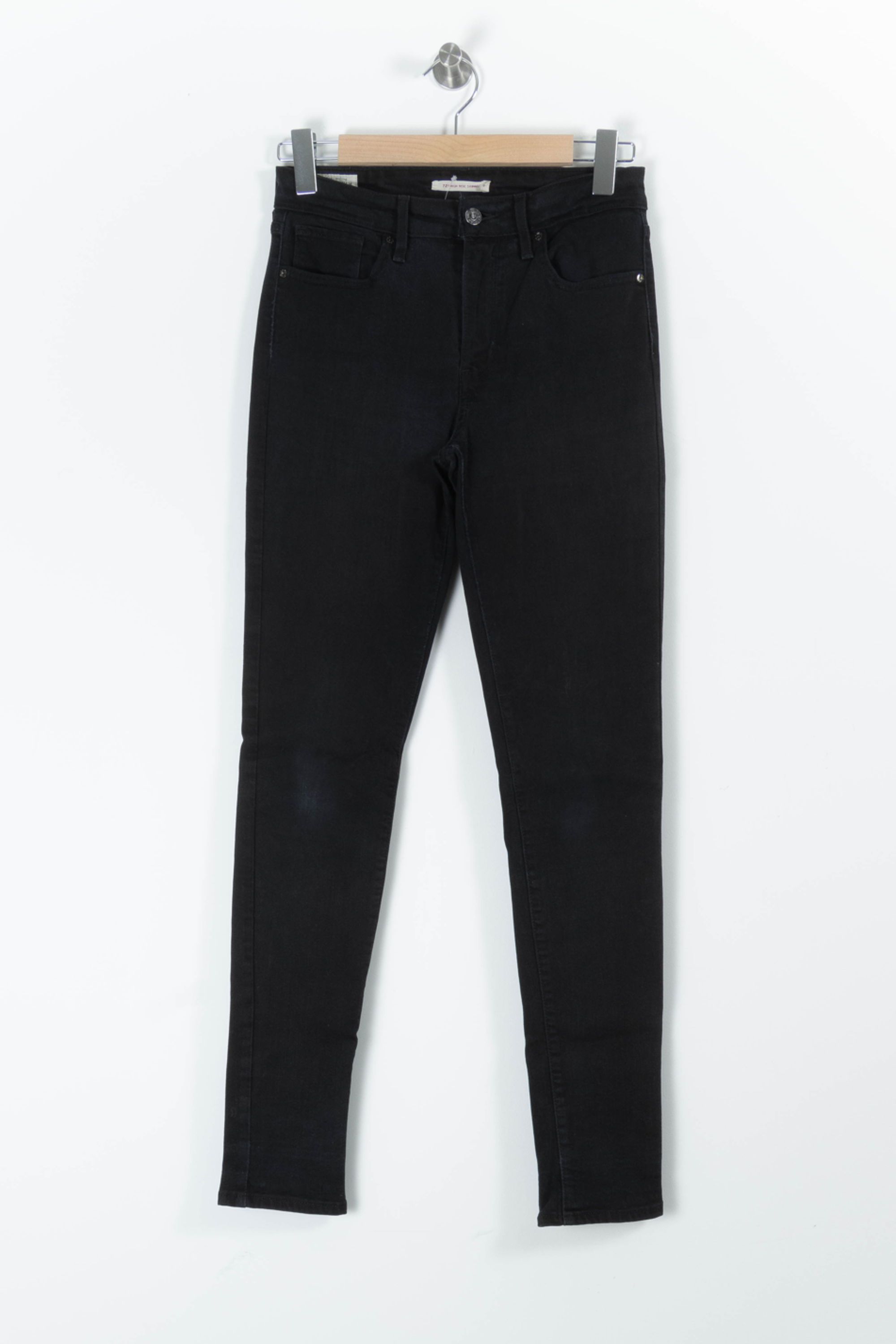 Cropped slim jeans with studs LEVI'S - Seconde main Black