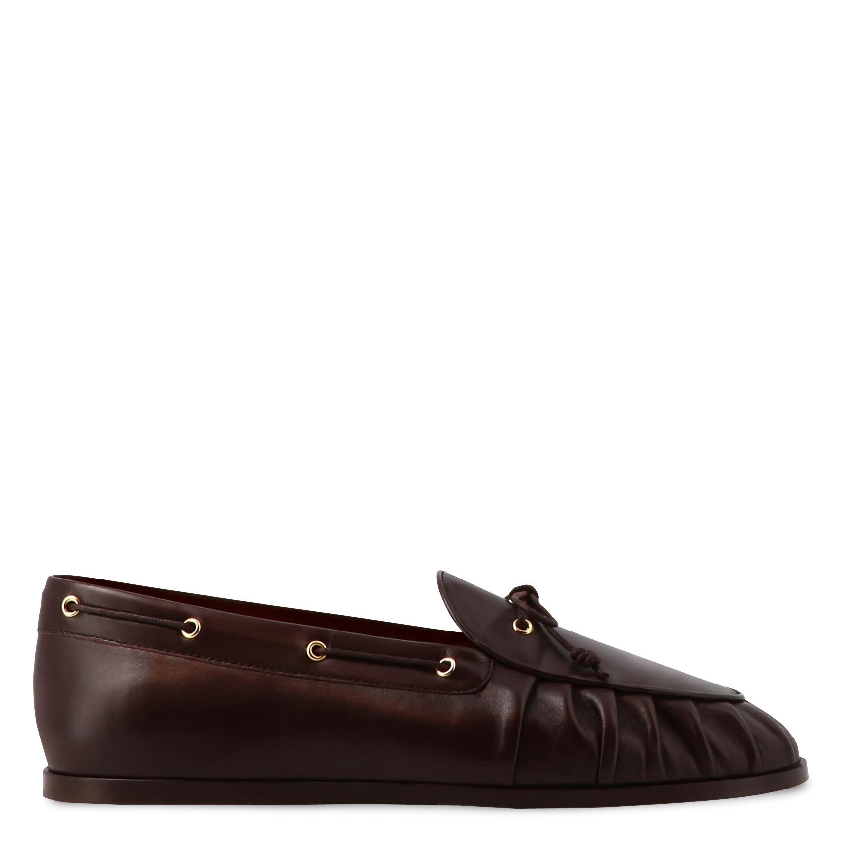 Plain soft leather loafers SOCQUE PARIS Brown