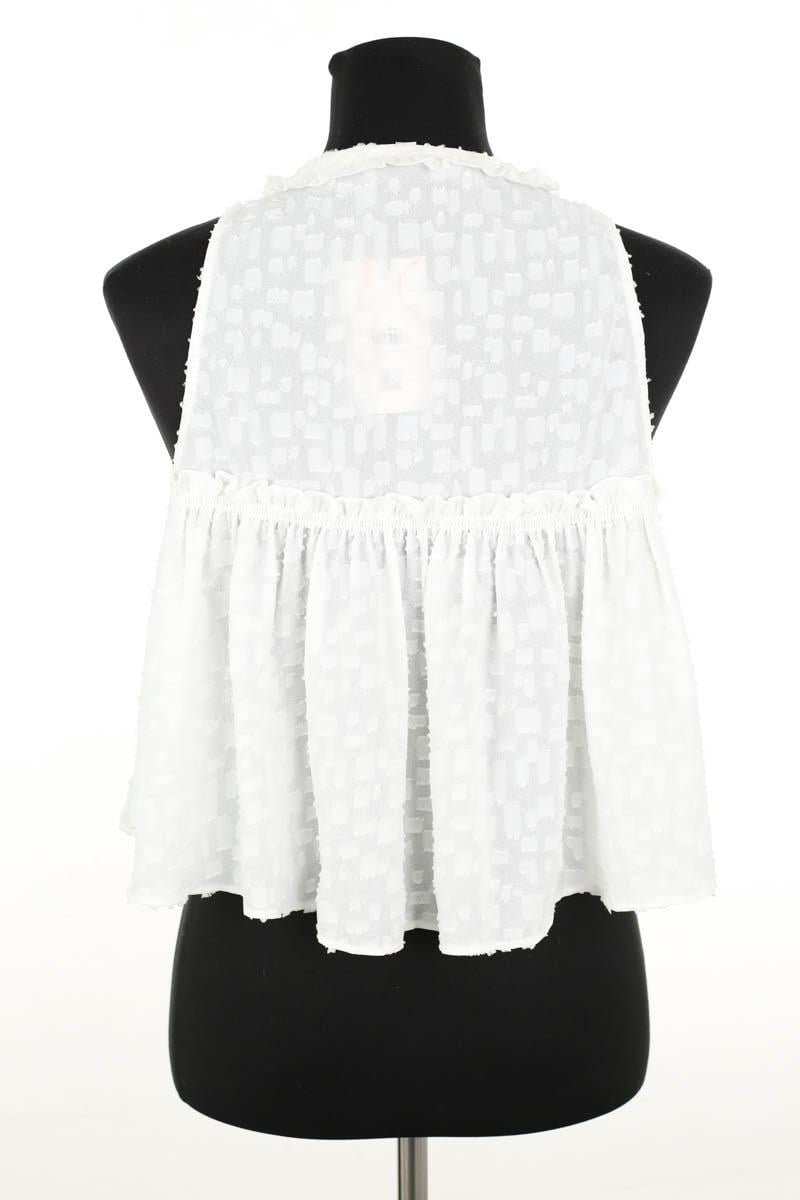 Top sans manche IRO - Seconde Main Blanc