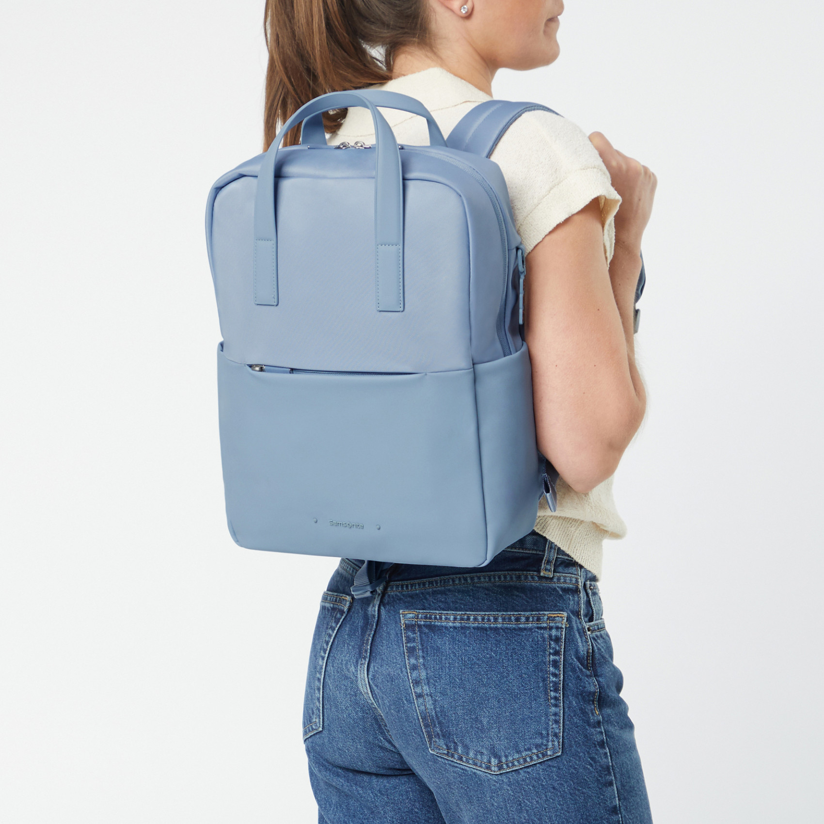 4-pack computer backpack Blue