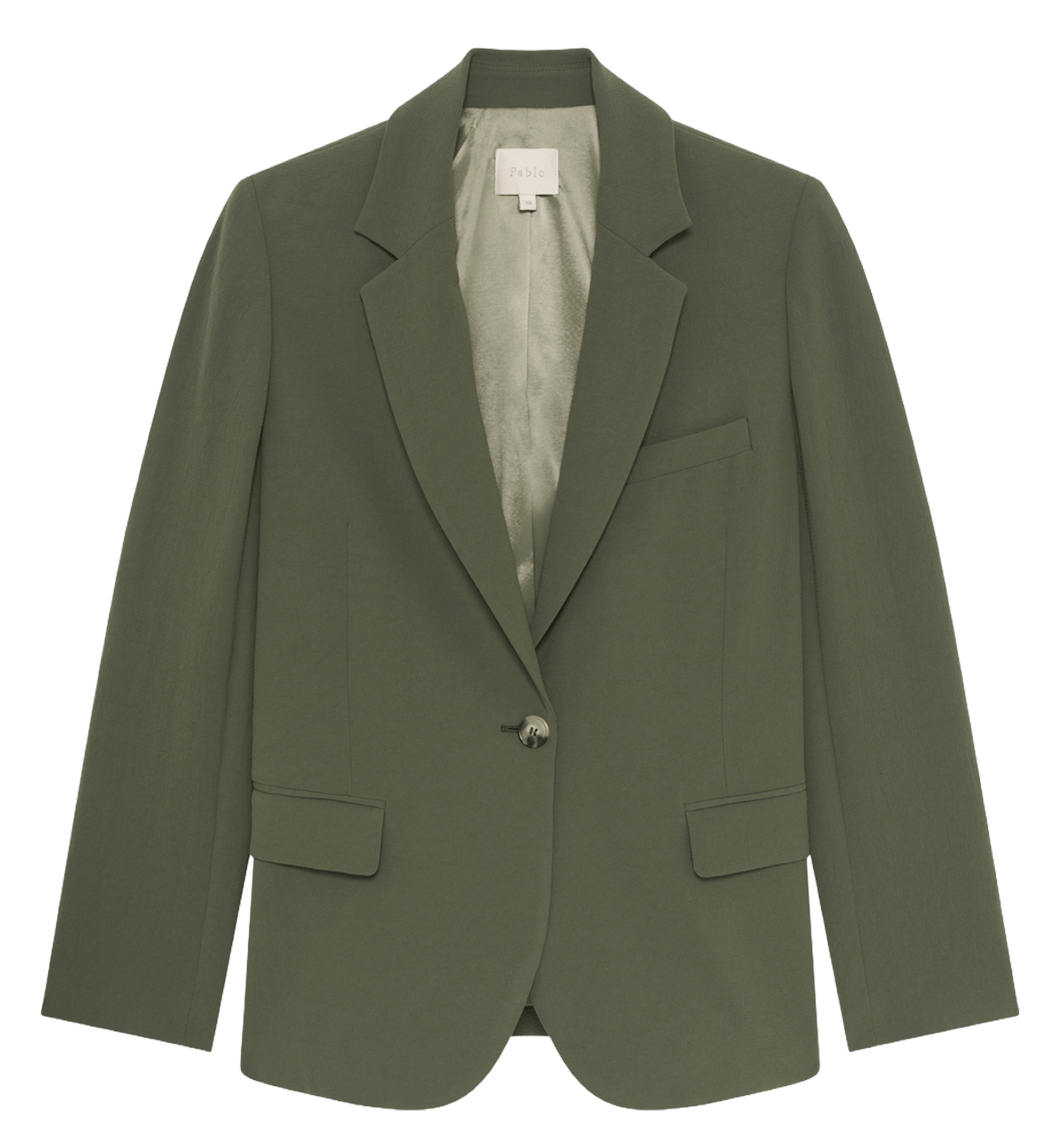 Veste col tailleur PABLO Kaki
