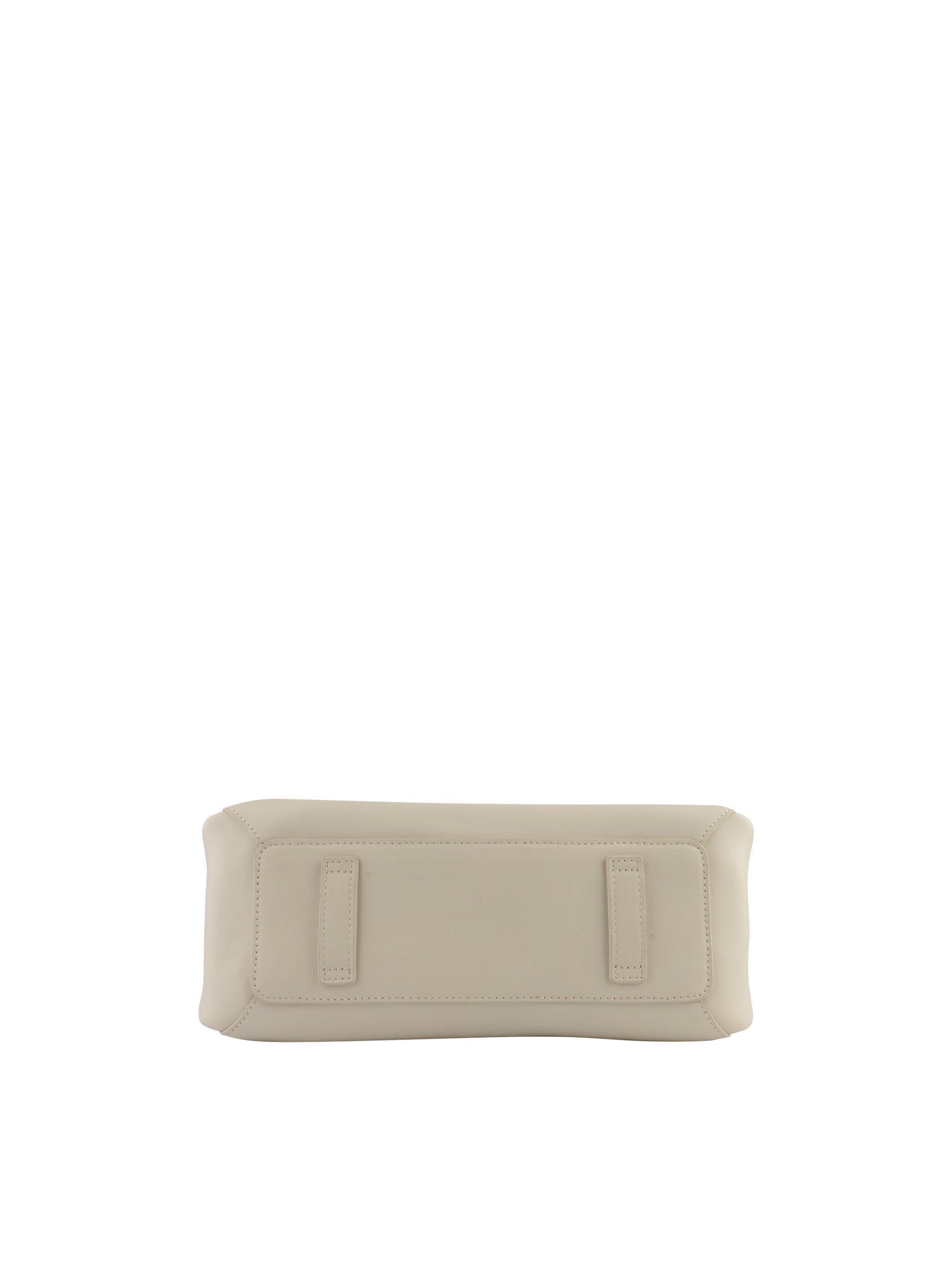 Sac porté épaule en cuir de vachette POURCHET Beige