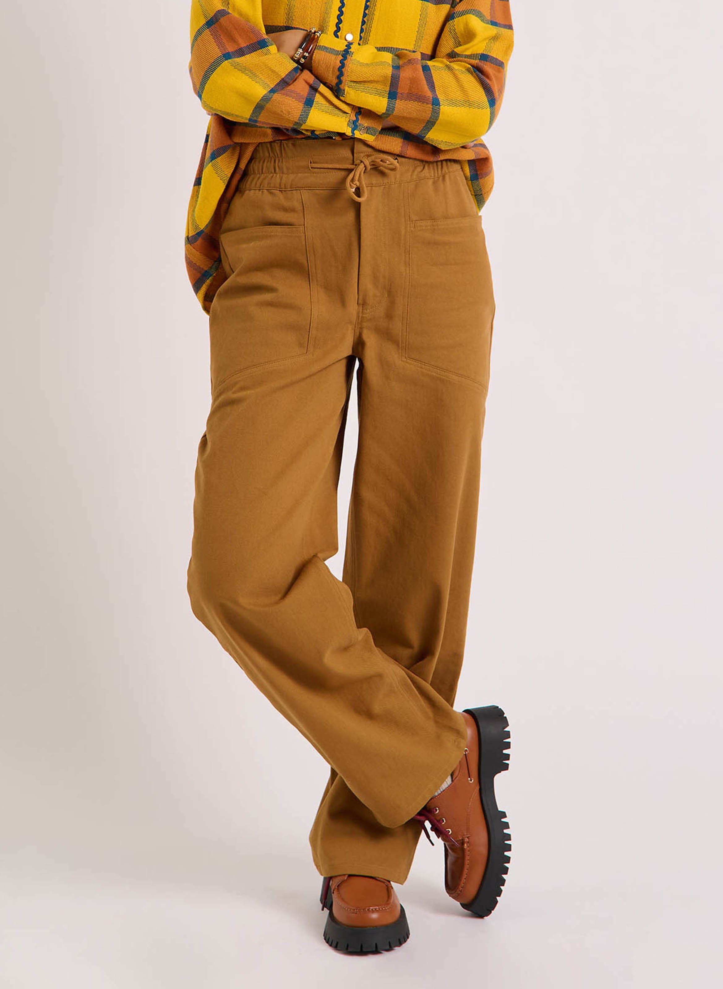 Pantalon large en coton WILD