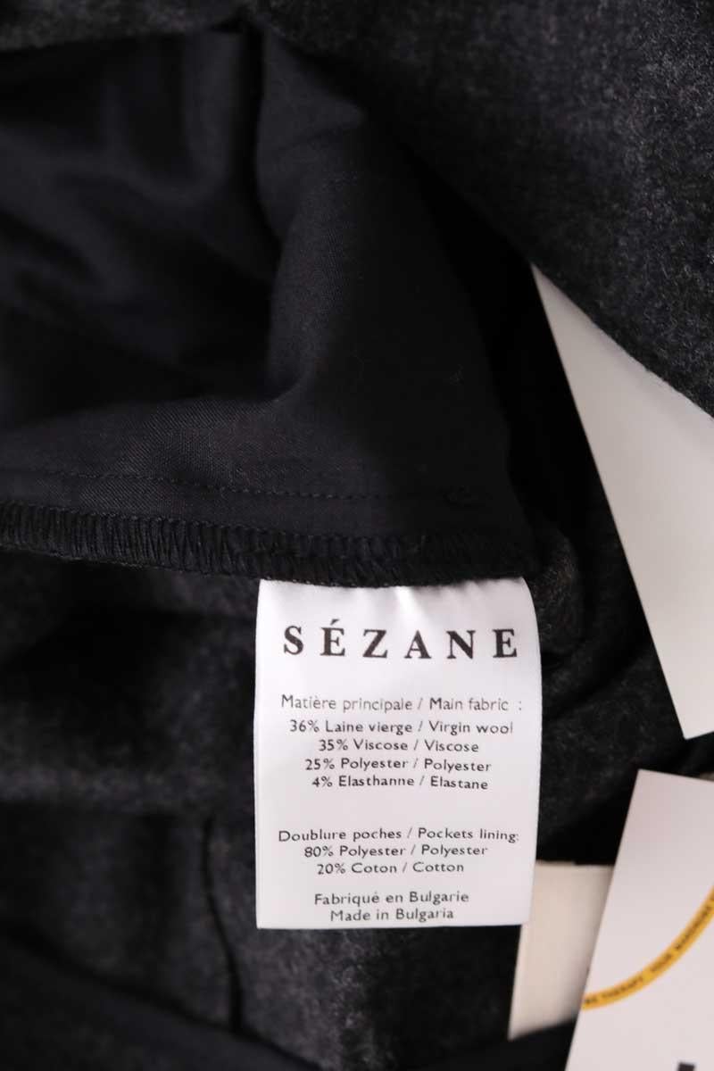 Pantalon large SEZANE - Seconde main Gris