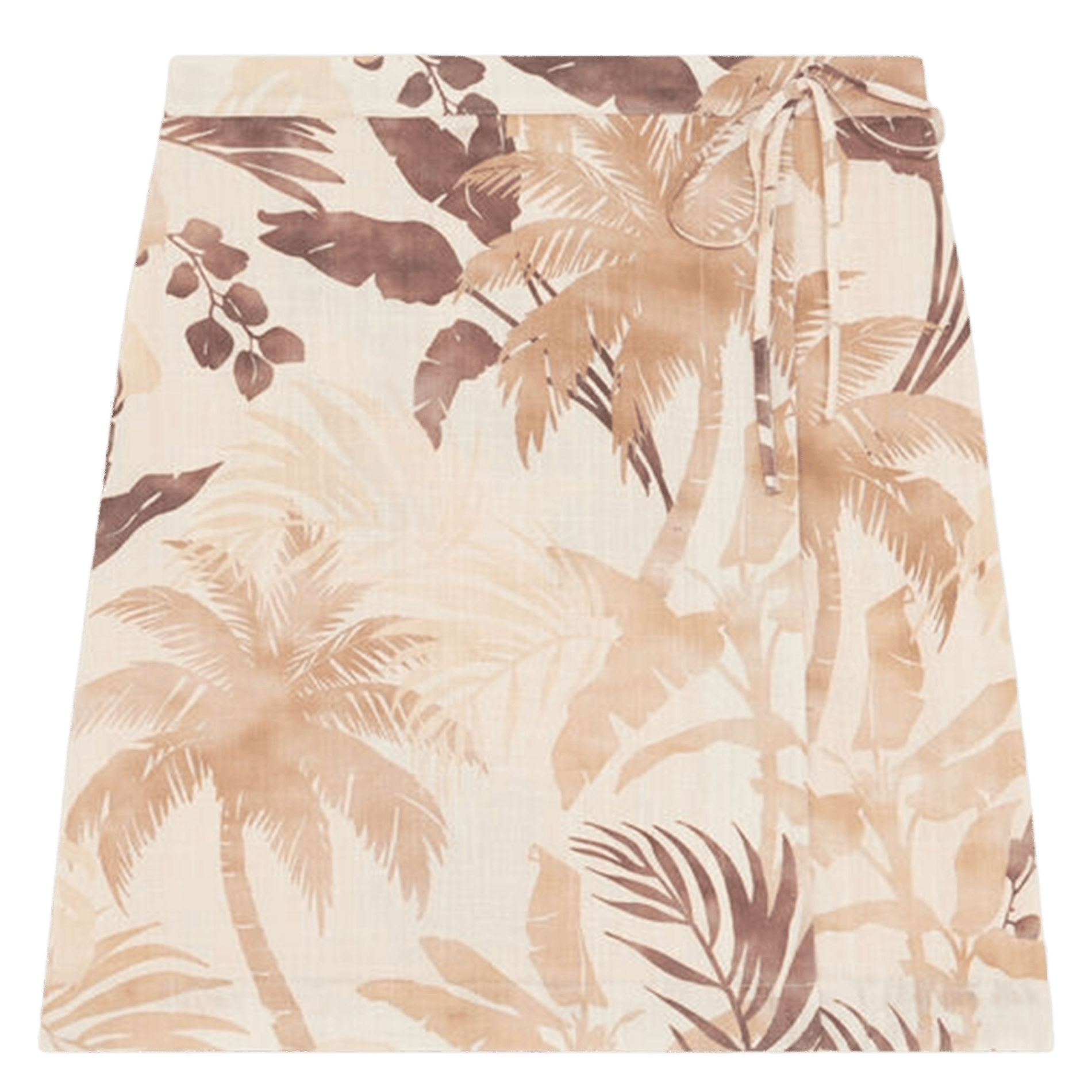 Kurzer Rock mit Print CAROLL Beige