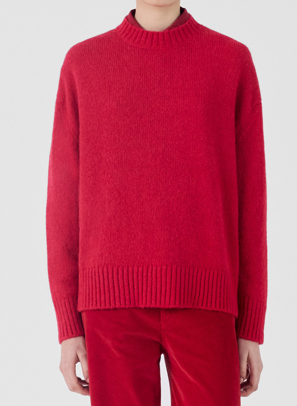 Round-neck wool-blend sweater MASSCOB