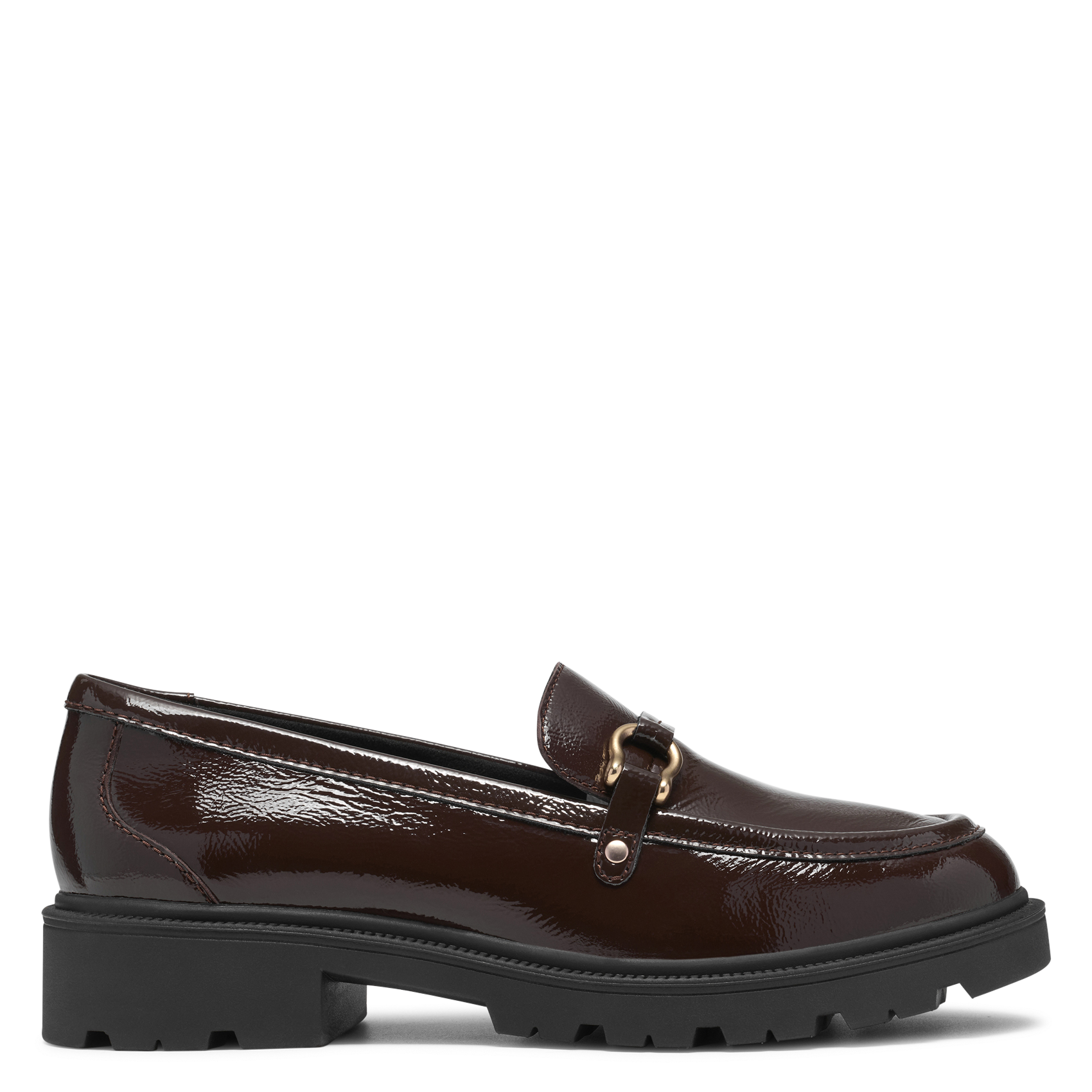 Mokassins aus Lackleder CLARKS Braun