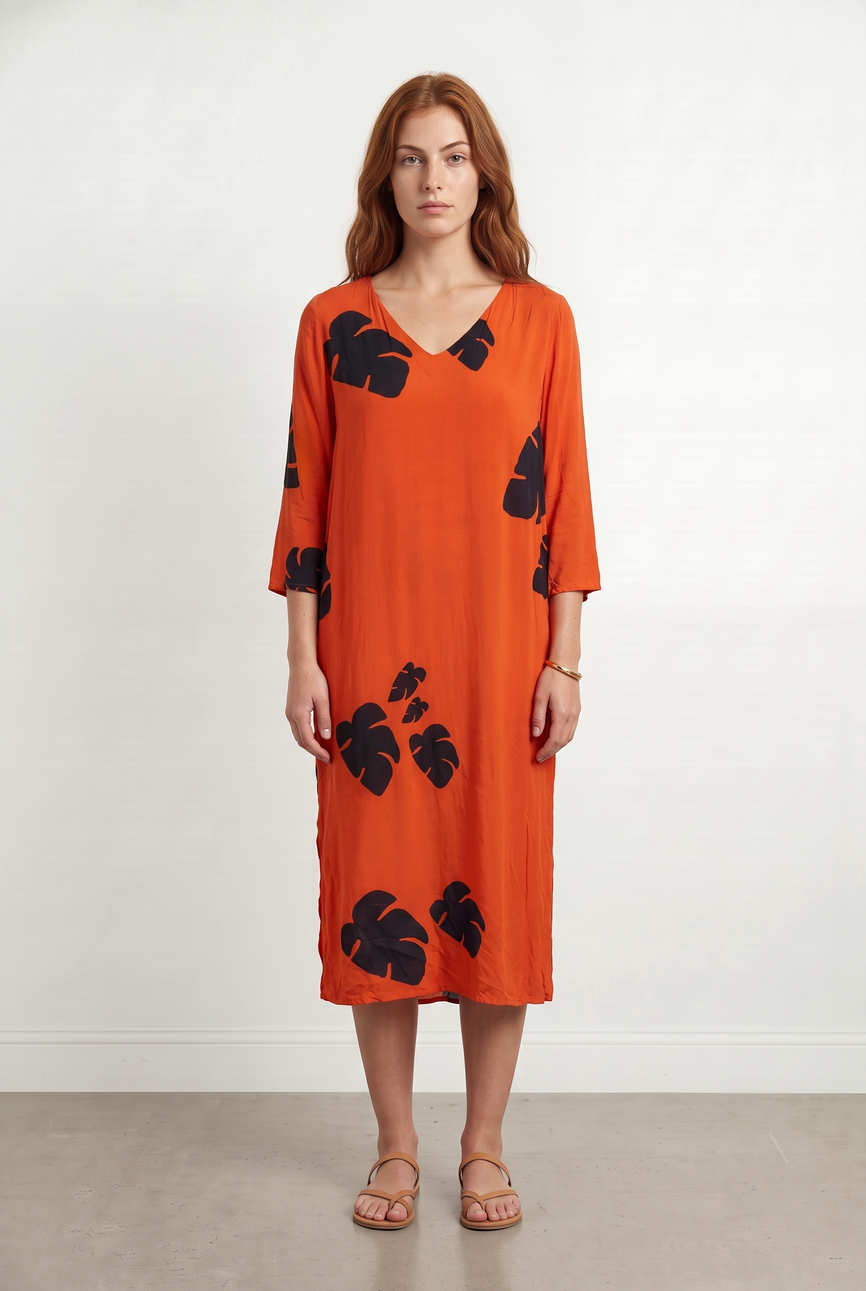 Long dress MODETROTTER - Seconde Main Orange