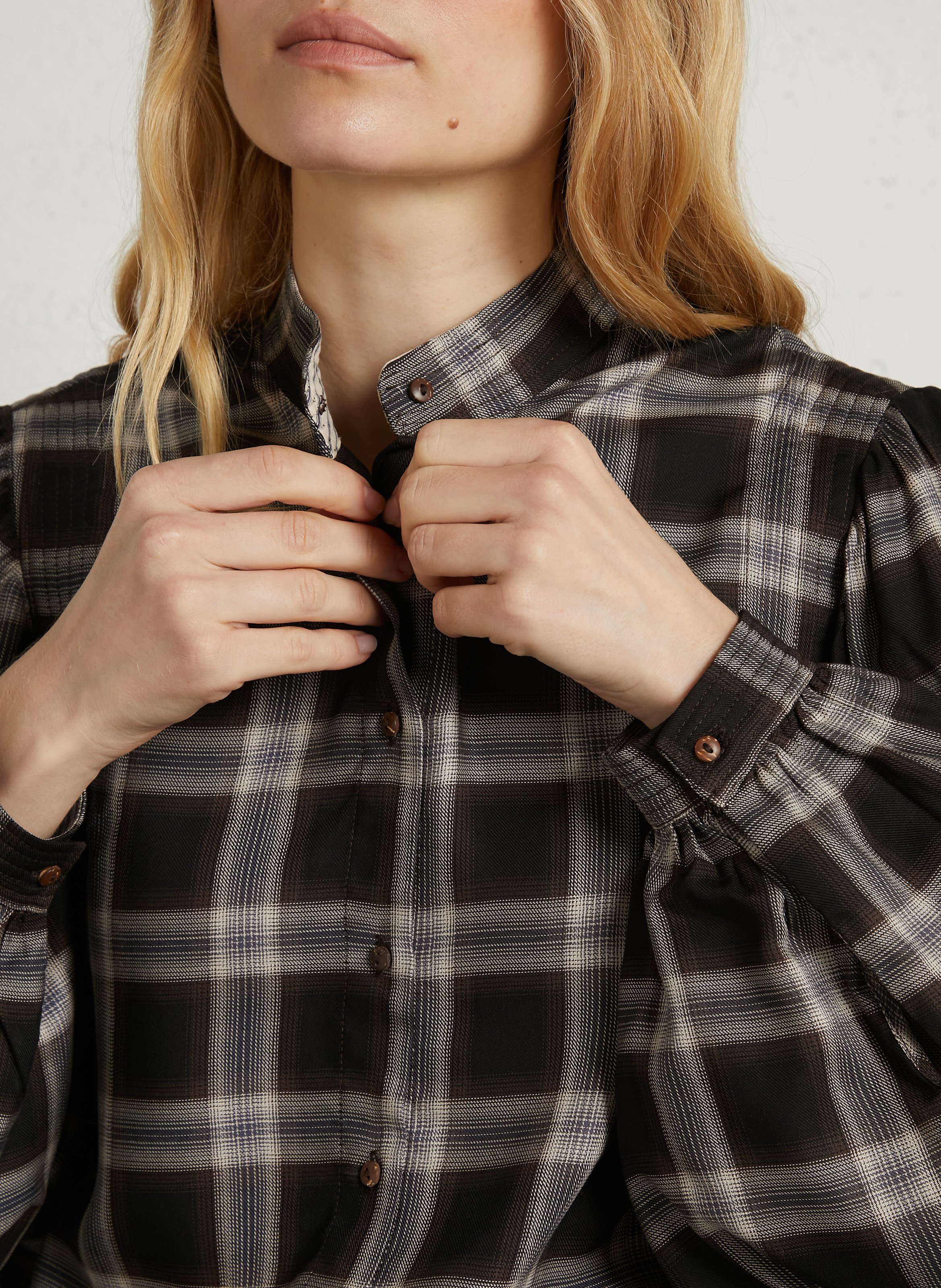 Straight checked shirt DIEGA Multicolored