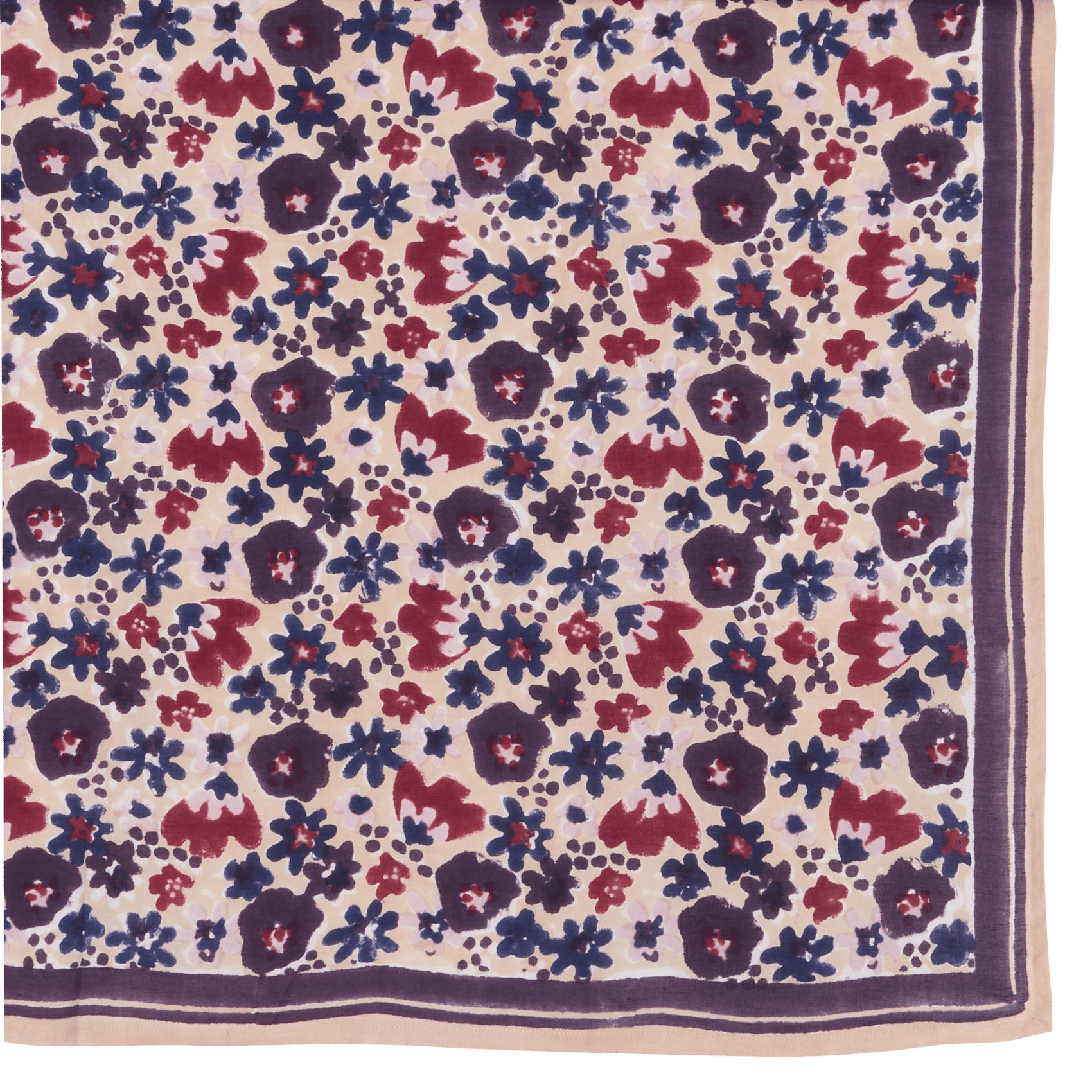 Baumwolltuch mit Print APACHES COLLECTIONS Mehrfarbig