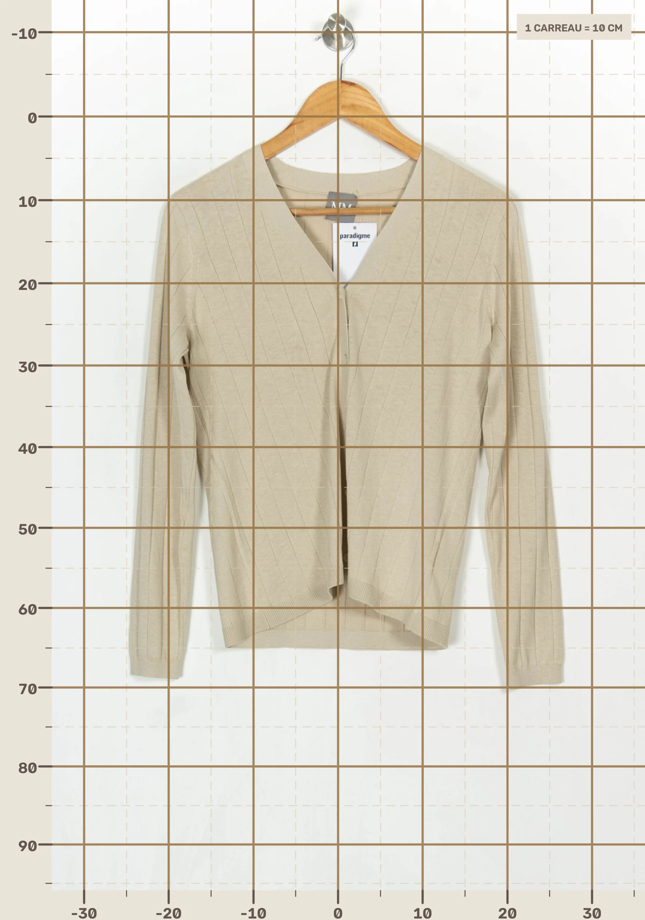 Cardigan MAX MARA - Seconde Main Beige