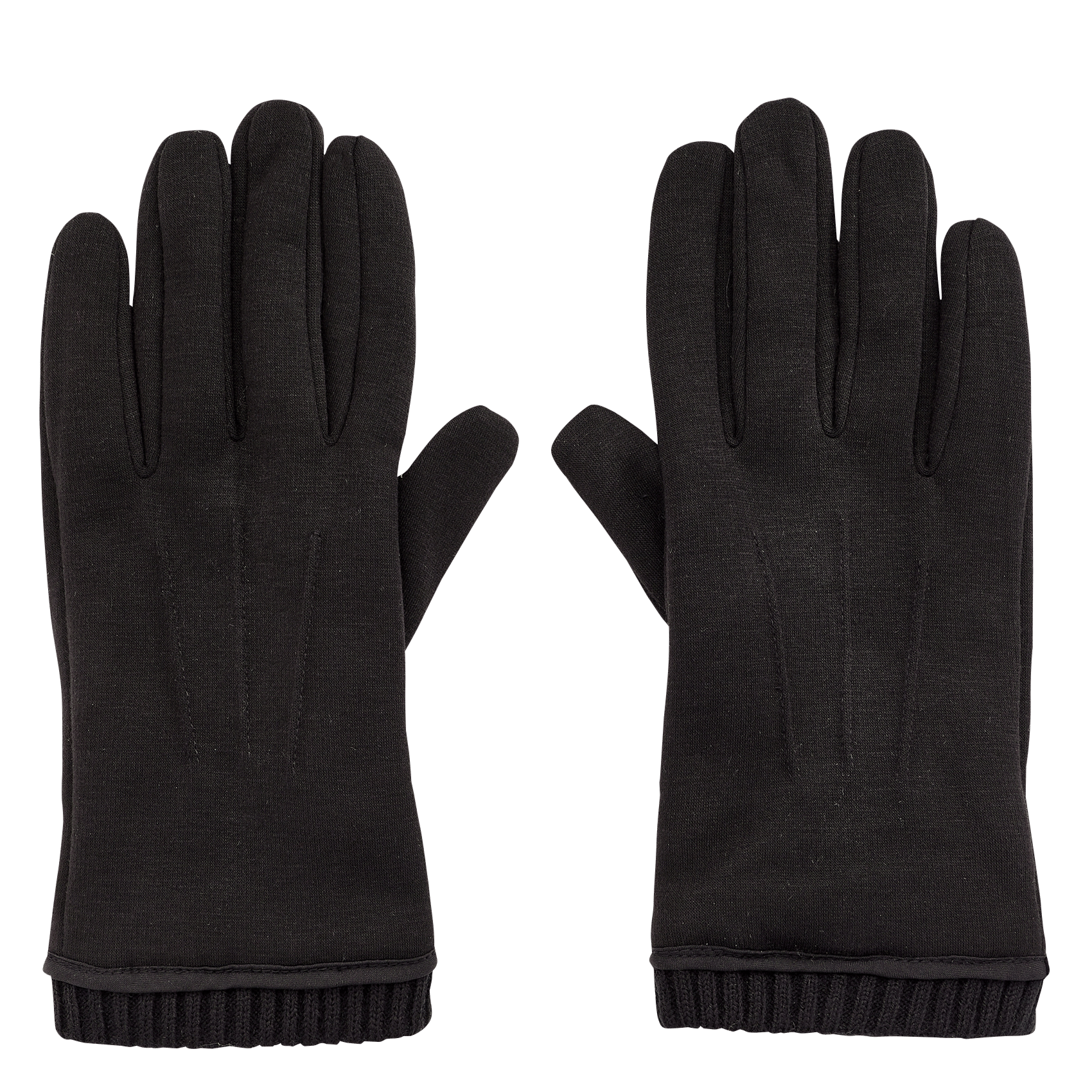 Herringbone gloves SAISON 1865 Black