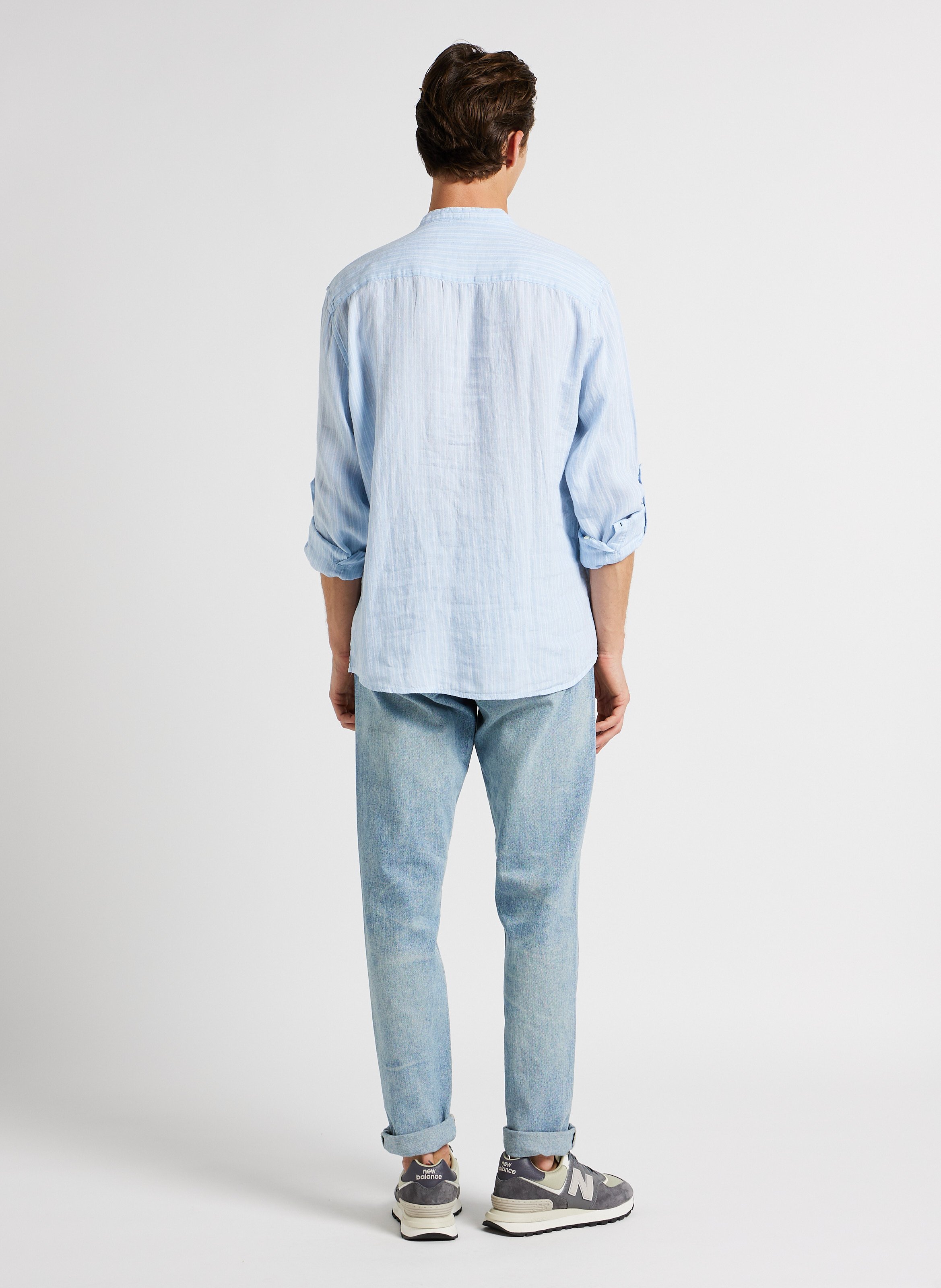 Tapered cotton jeans EDWIN Blue