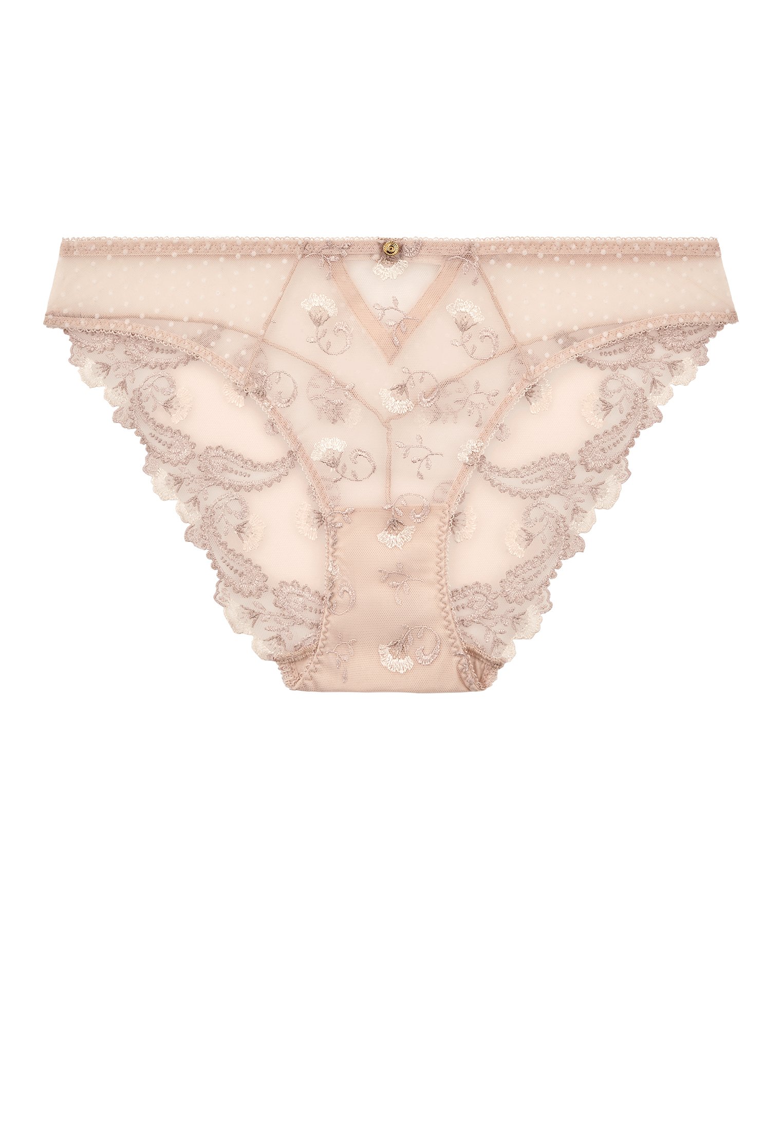 Velvet Memories Italian panties AUBADE Beige