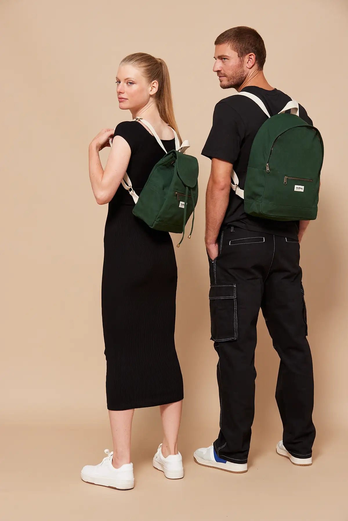 Cotton backpack Green