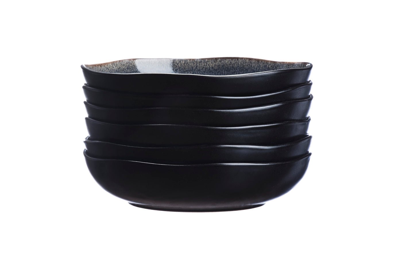 Deep plate iris ø22.5cm - 6 pieces - midnight blue BJORN Blue