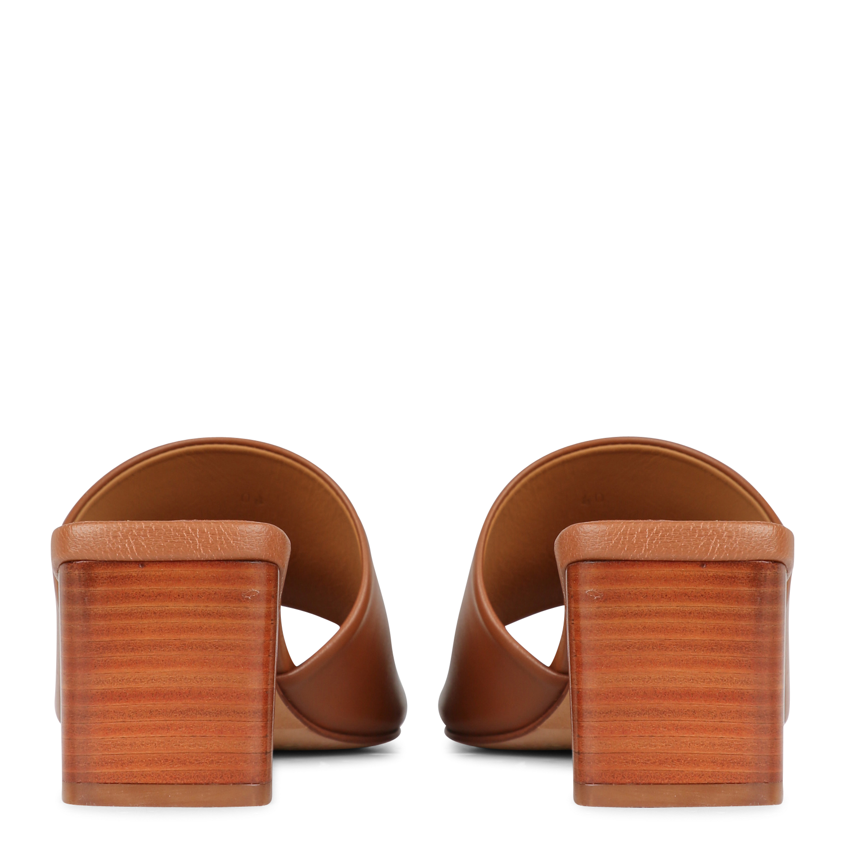 Leather mules BOBBIES Brown